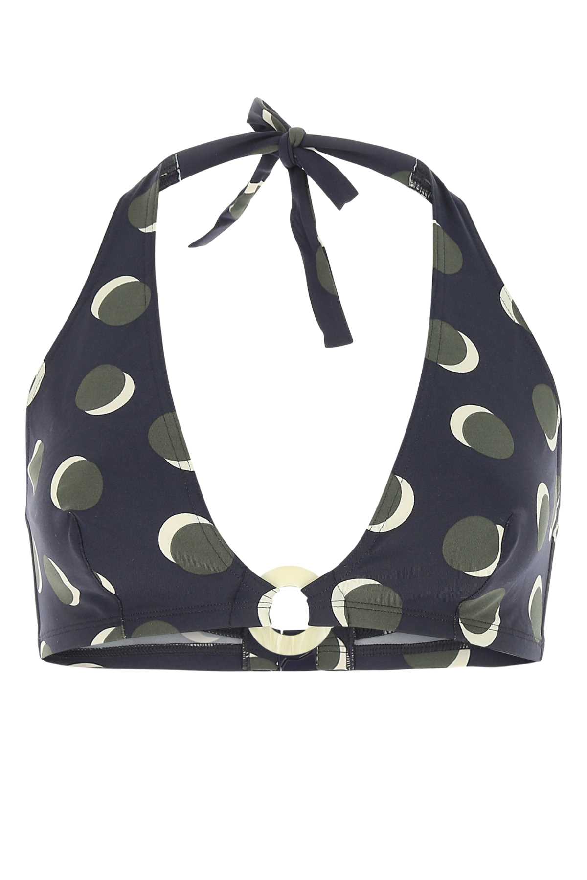 Printed stretch nylon bikini top 032305018092 (ERES / スイムウェア ) | ERES (エレス)