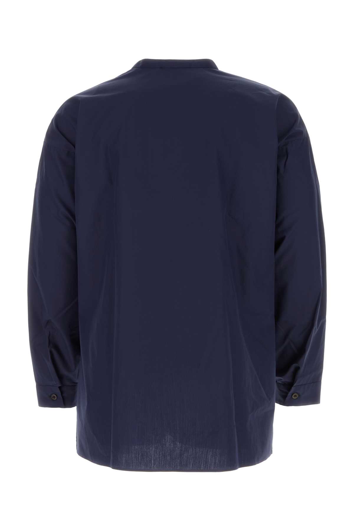 Navy blue poplin oversize shirt UCN509S23112U4F0008 (Prada / シャツ・ブラウス ) | Prada (プラダ)(1)