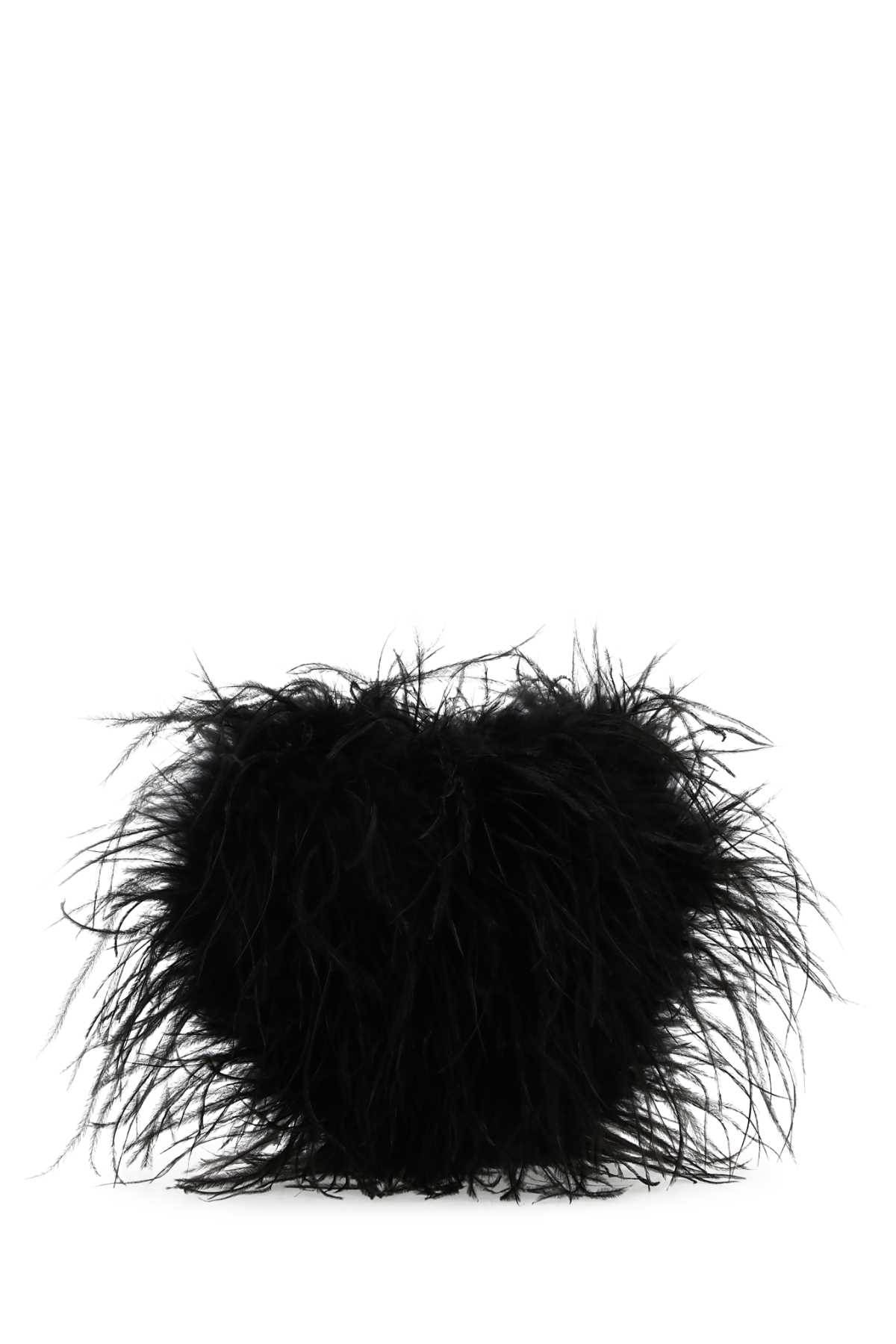 Black feathers clutch 20123C01F001 (alexanderwang / クラッチバッグ・ポーチ ) | alexanderwang (アレキサンダーワン)