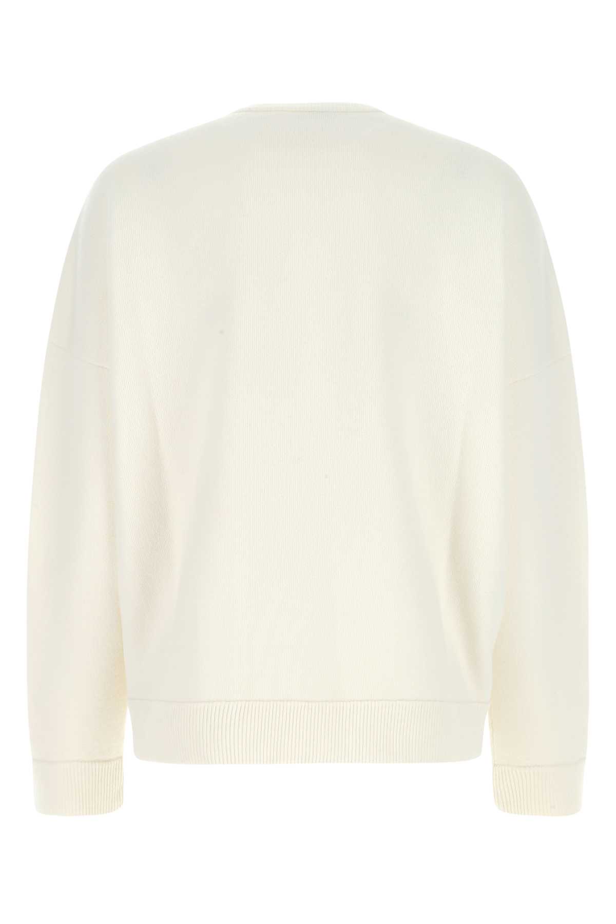 Ivory cashmere blend oversize sweater S540Y14KB7SOFTWHITE (LOEWE / ニット・セーター・カーディガン ) | LOEWE (ロエベ)(1)