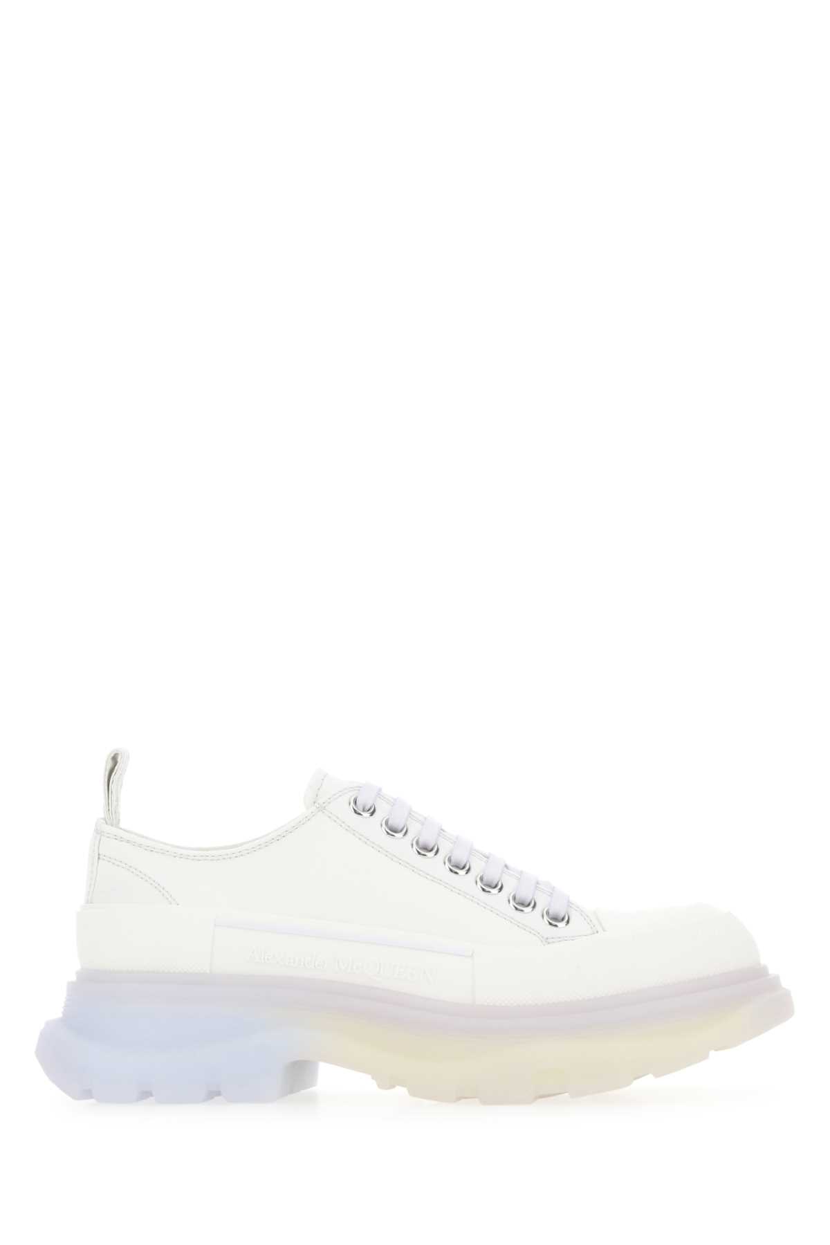 Chalk canvas Tread Slick sneakers 697072W4TGN8892 (Alexander McQUEEN / スニーカー ) | Alexander McQUEEN (アレキサンダー・マックイーン)