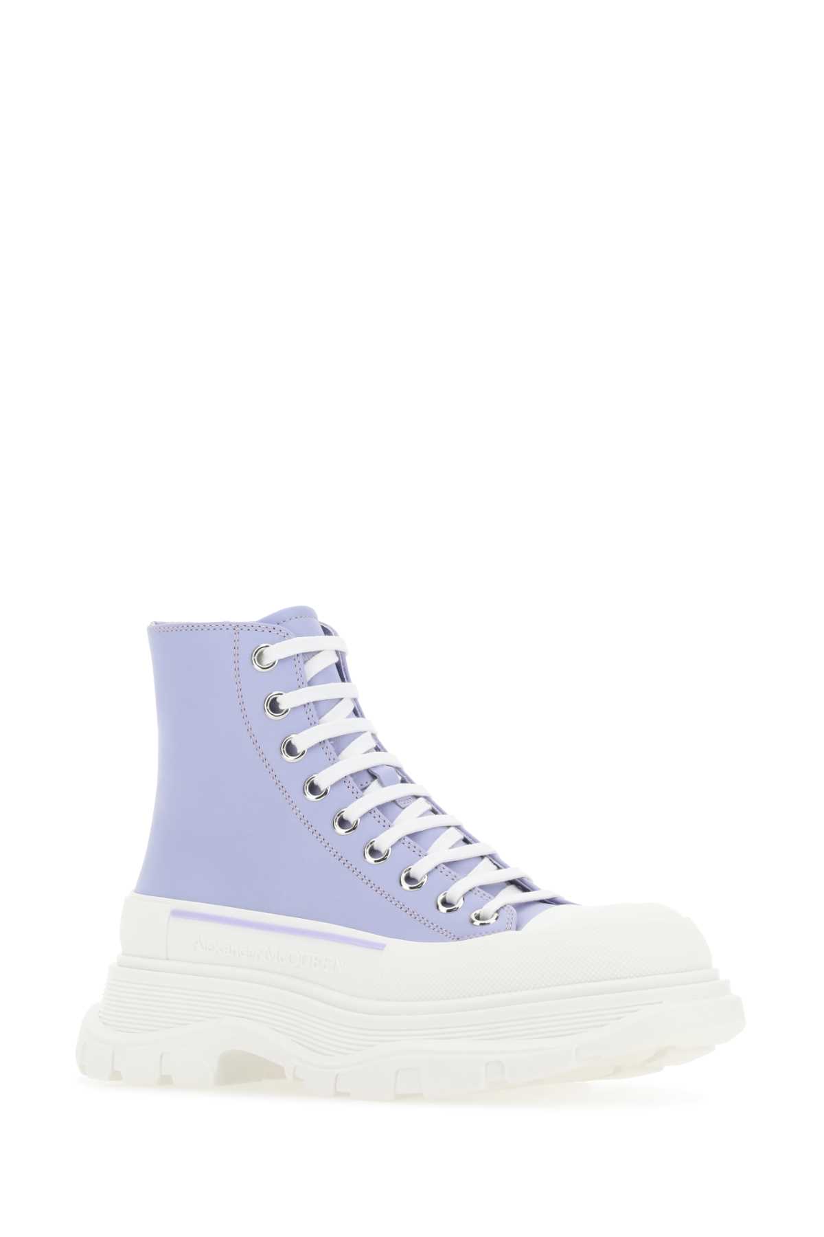 Lilac leather Tread Slick sneakers 702041WHZ625439 (Alexander McQUEEN / スニーカー ) | Alexander McQUEEN (アレキサンダー・マックイーン)(1)
