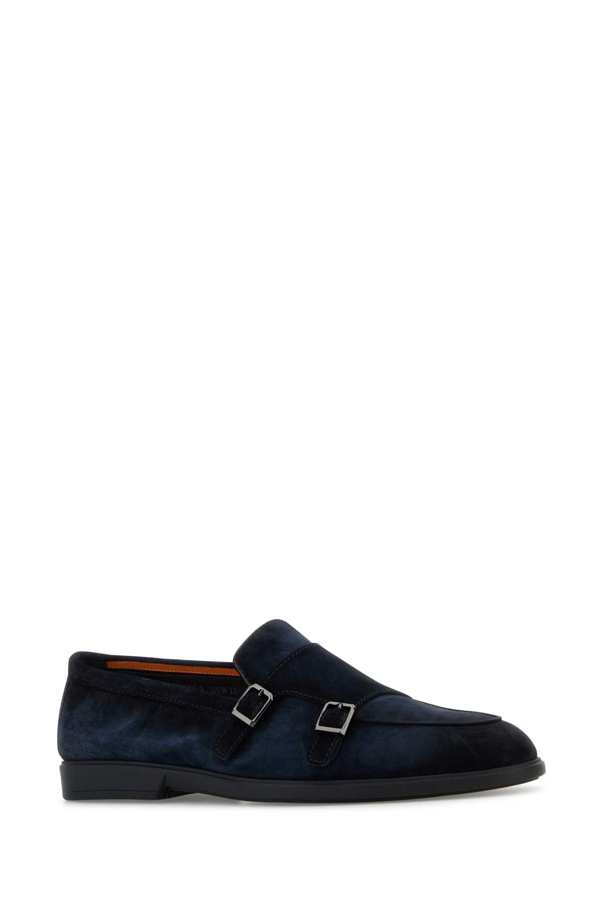 Midnight blue suede Pura loafers MGAG19006OOTSEAAU60 (Santoni / ローファー ) | Santoni (サントーニ)(1)