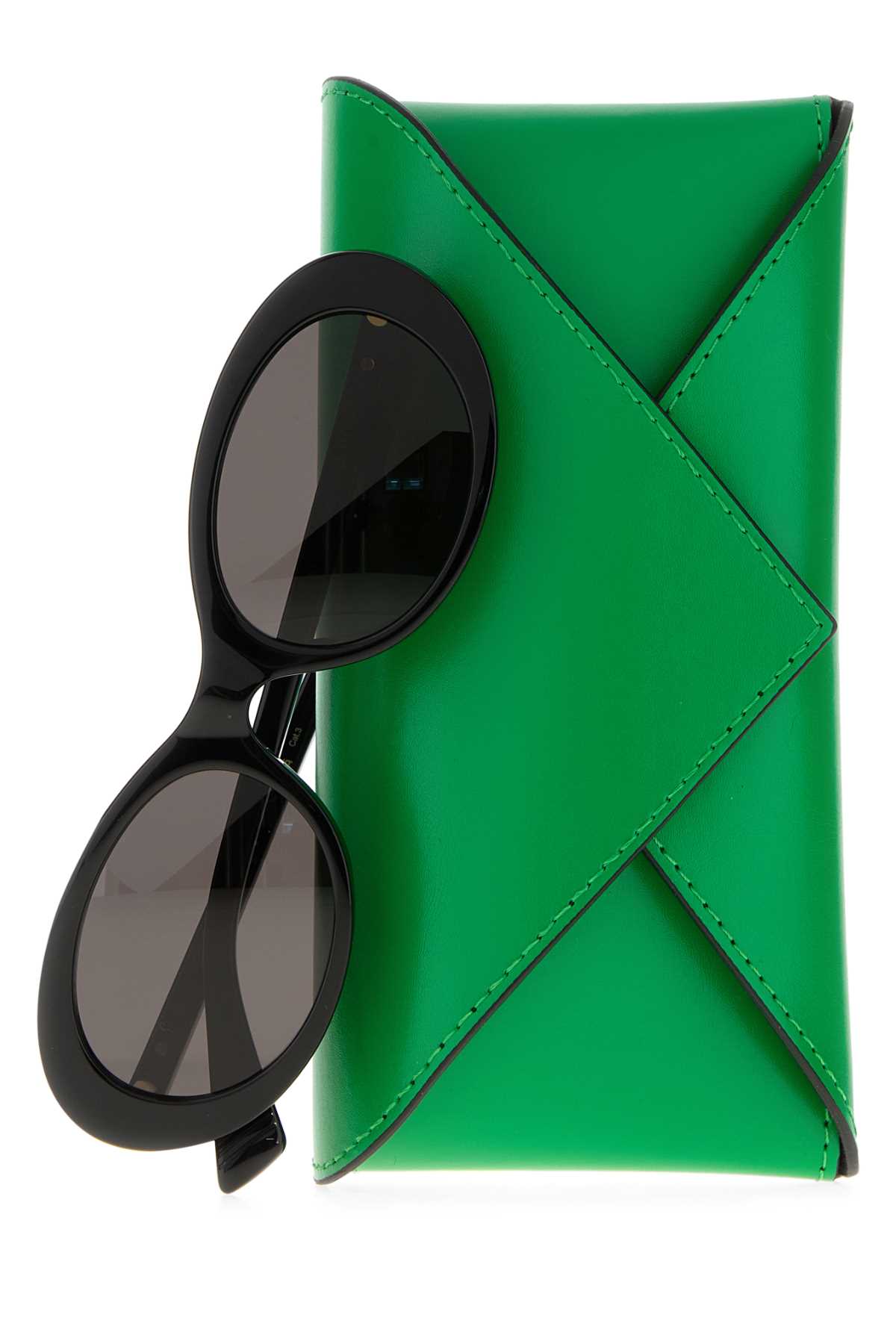 Black acetate Classic sunglasses 845797V2Q301049 (Bottega Veneta / サングラス・アイウェア ) | Bottega Veneta (ボッテガ・ヴェネタ)(2)