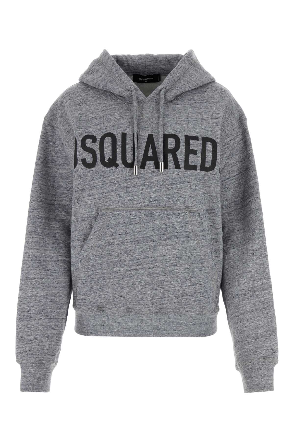 Melange grey cotton sweatshirt S75GU0556S25477860M (Dsquared2 / スウェット・フーディー ) | Dsquared2 (ディースクエアード)