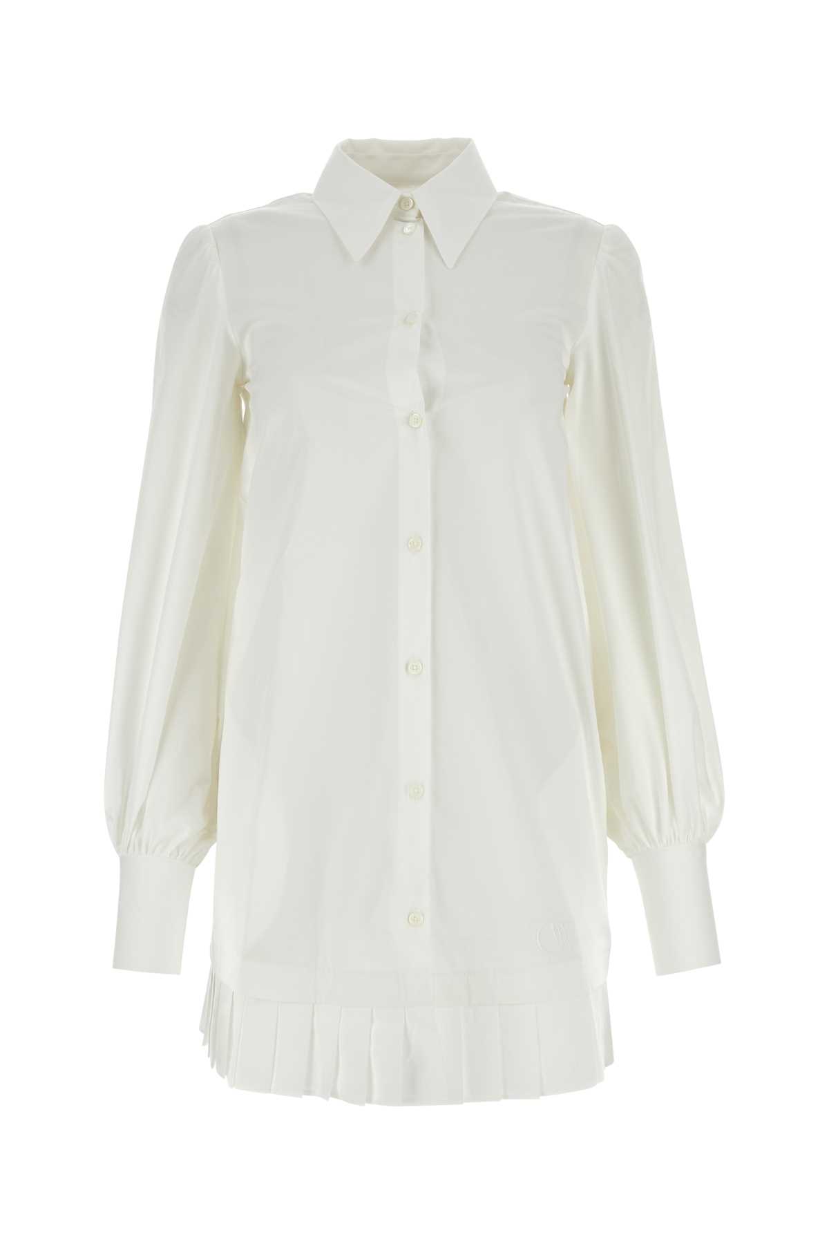 White poplin shirt mini dress OWDG008S24FAB0010101 (Off-White / ワンピース・ドレス・オールインワン ) | Off-White (オフホワイト)