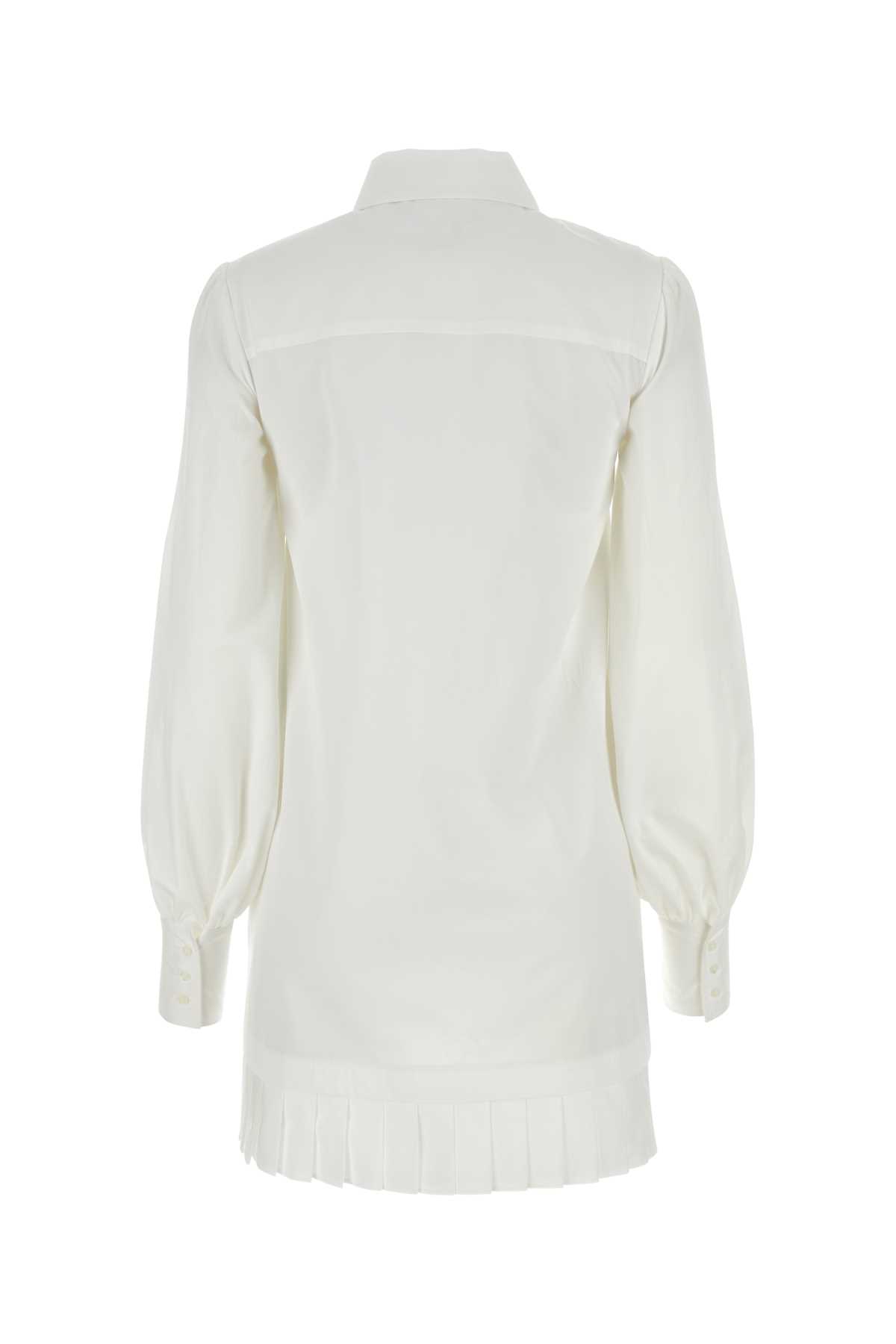 White poplin shirt mini dress OWDG008S24FAB0010101 (Off-White / ワンピース・ドレス・オールインワン ) | Off-White (オフホワイト)(1)