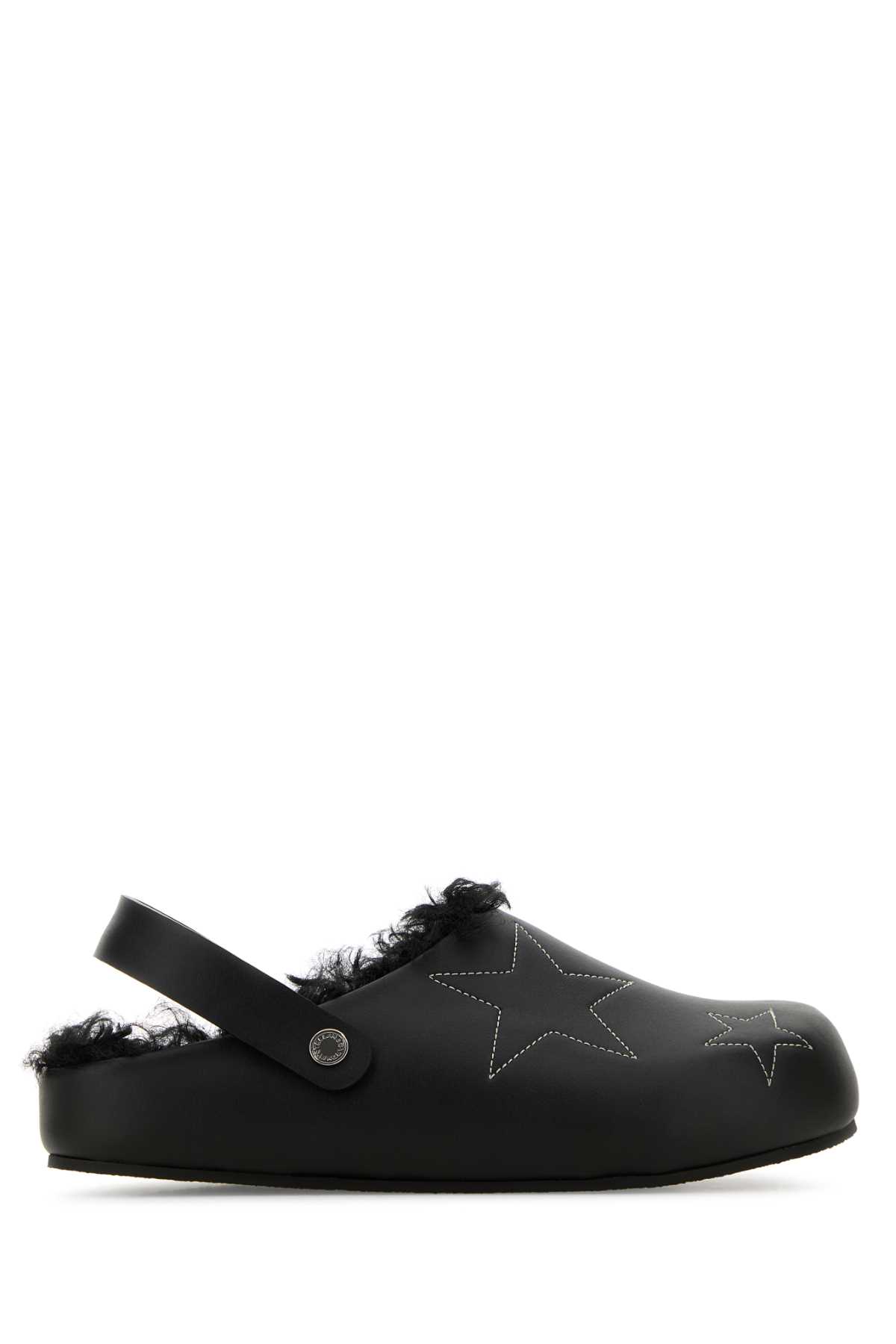 Black alter mat Elyse slippers 810443AP00P01000 (Stella McCartney / サンダル ) | Stella McCartney (ステラ マッカートニー)