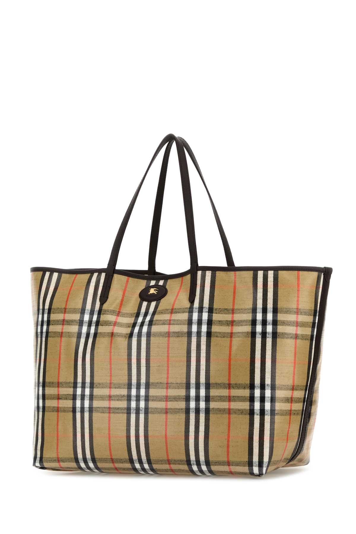 Embroidered canvas large Highlands shopping bag 8112186B9368 (Burberry / トートバッグ ) | Burberry (バーバリー)(1)