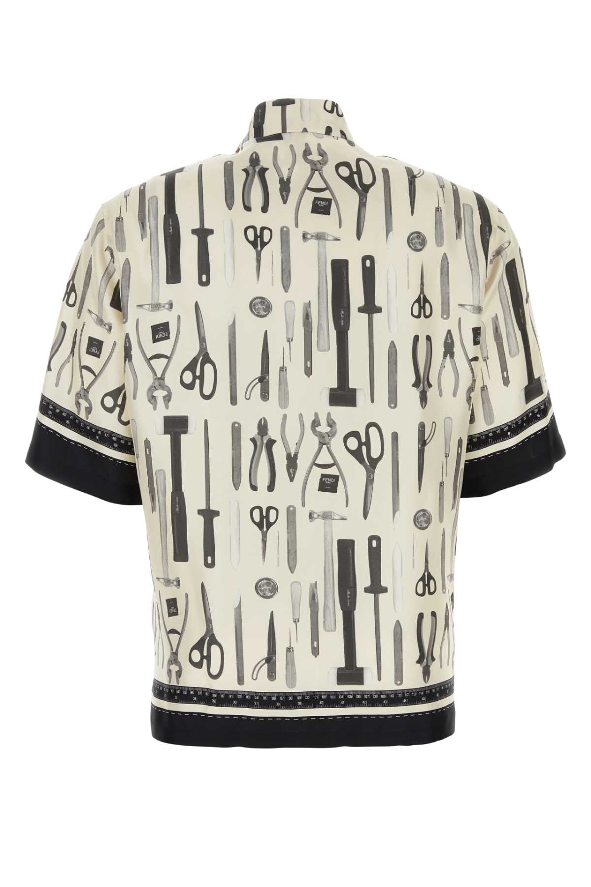 Printed silk shirt FS0966AR65F1MTG (FENDI / シャツ・ブラウス ) | FENDI (フェンディ)(1)