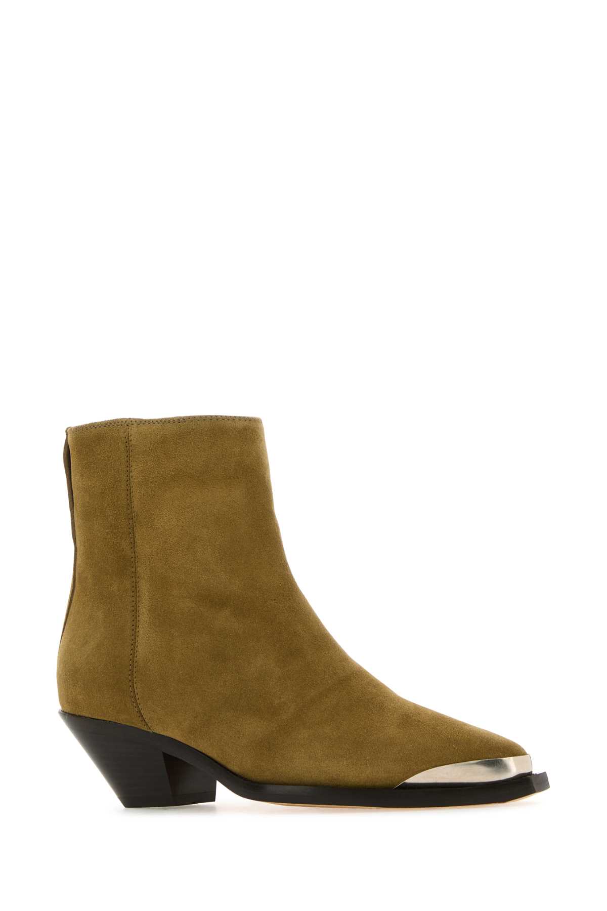 Beige suede Adnae ankle boots BO0068FAA4A14S50TA (Isabel Marant / ブーツ ) | Isabel Marant (イザベル マラン)(1)