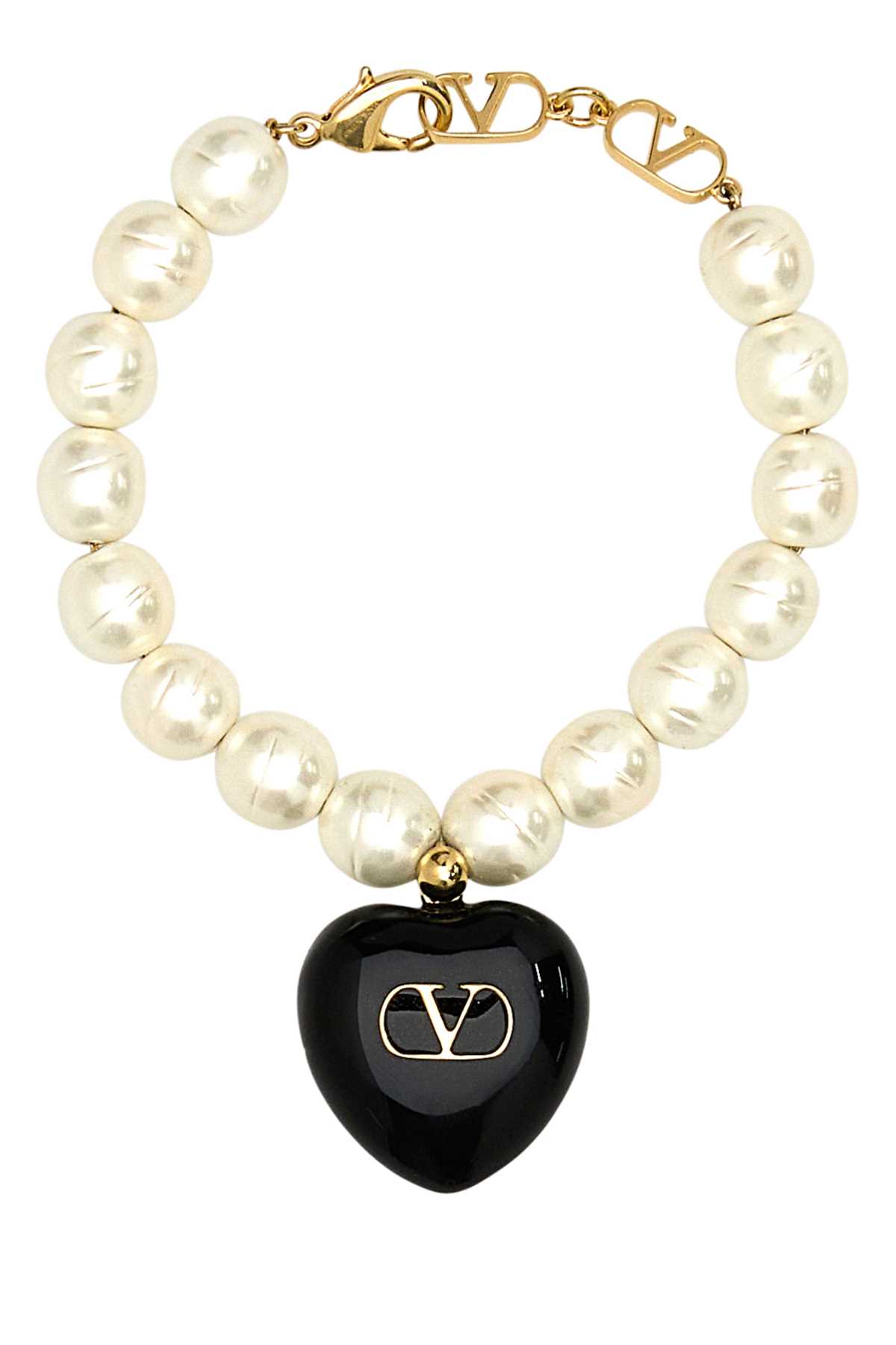 Ivory pearls Coeur Royal bracelet 6W2J0Y71LTDQYL (Valentino Garavani / ブレスレット ) | Valentino Garavani (ヴァレンティノ)