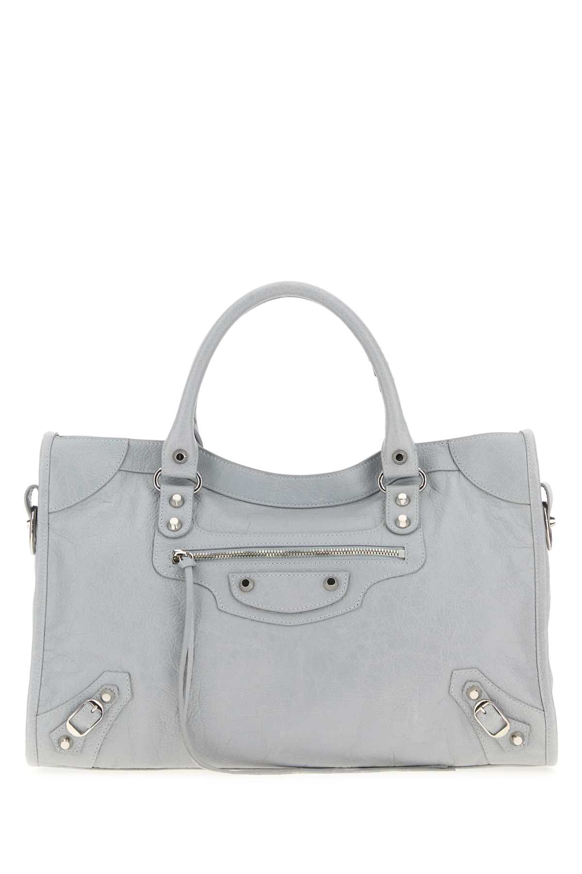 Light grey leather medium Le City handbag 8230582ABV81210 (Balenciaga / ハンドバッグ・ショルダーバッグ ) | Balenciaga (バレンシアガ)