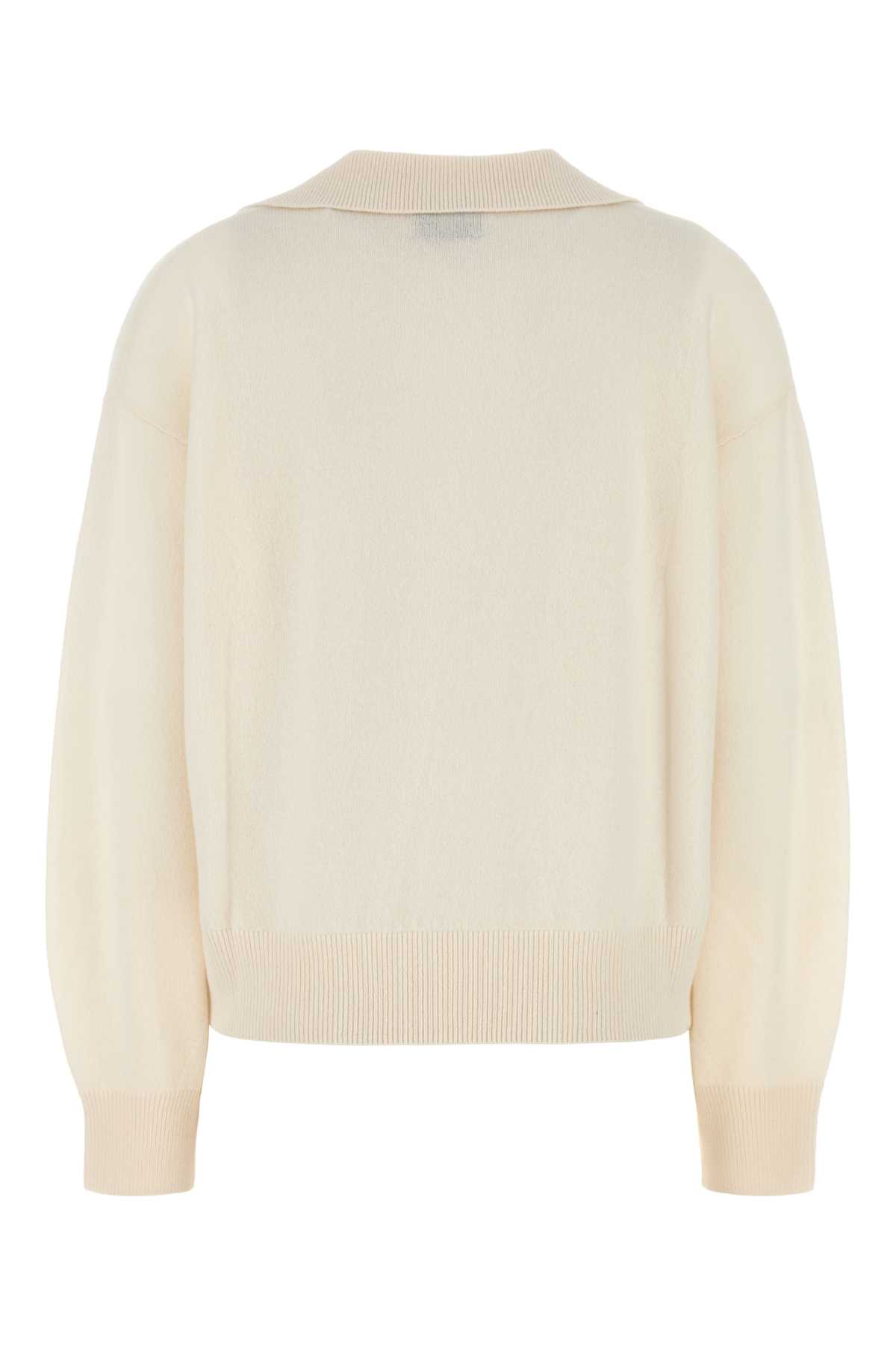 White cashmere oversize Jackson sweater JACKSONWHITE (LE KASHA / ニット・セーター・カーディガン ) | LE KASHA (ル カシャ)(1)