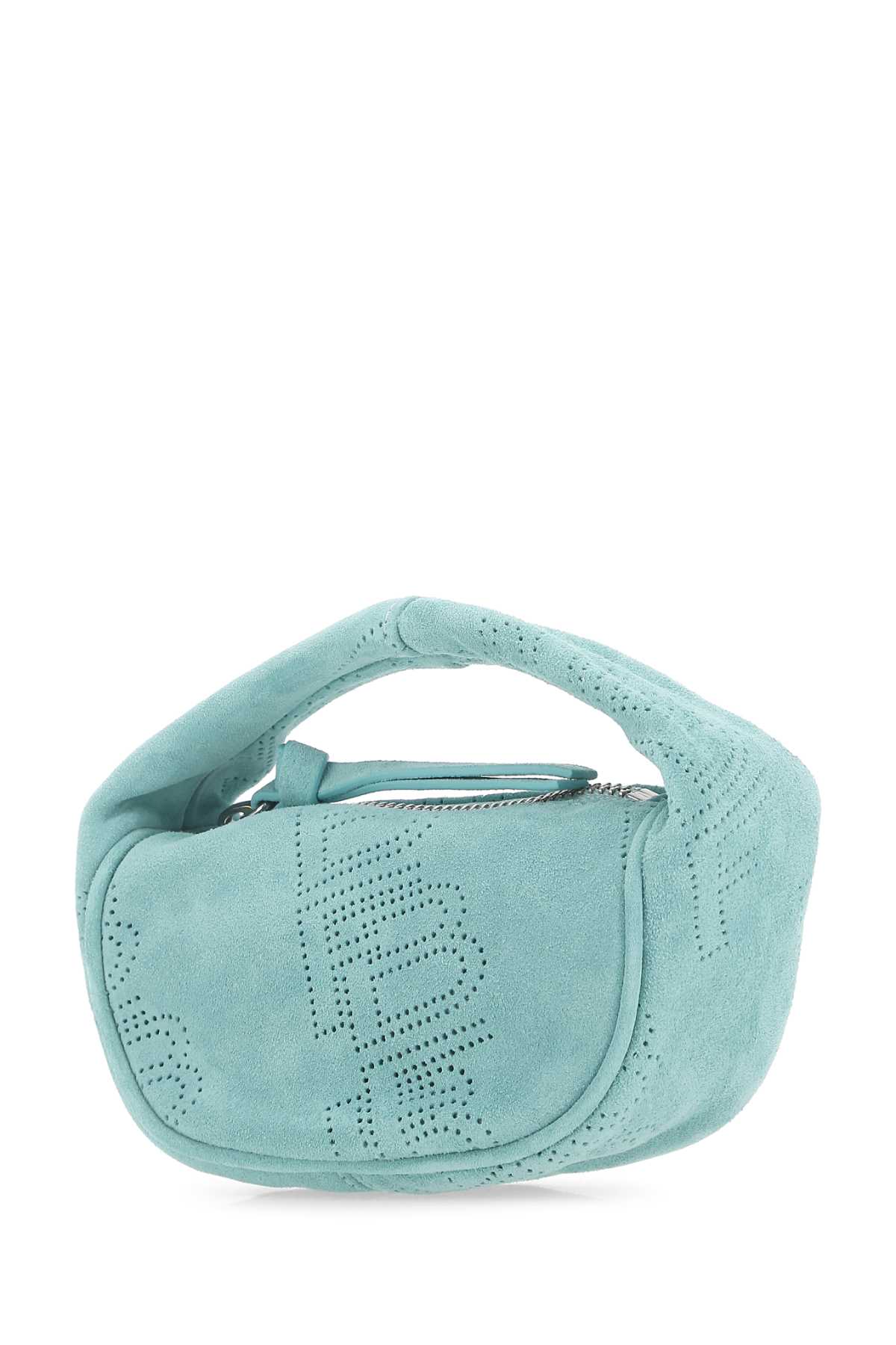 Sea green suede micro Cush handbag 22CRMICAAQAPFLSMAAQUA (BY FAR / ハンドバッグ・ショルダーバッグ ) | BY FAR (バイ ファー)(1)