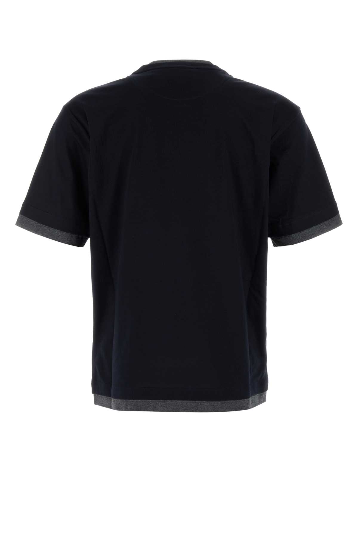 Midnight blue cotton t-shirt UJN912SWMO11CDF095J (Prada / Tシャツ・カットソー ) | Prada (プラダ)(1)