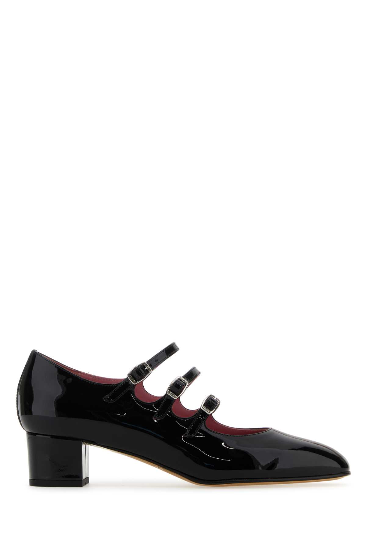Black leather Kina pumps KINABLACK (CAREL PARIS / パンプス・ハイヒール ) | CAREL PARIS (カレル パリ)
