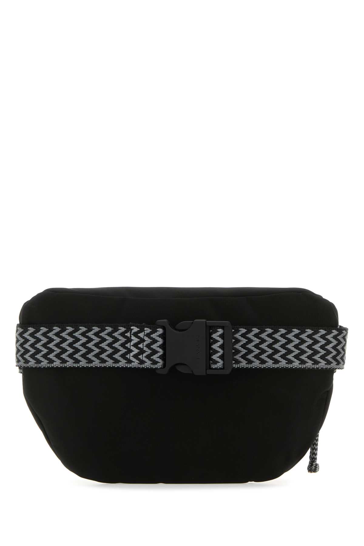 Black nylon Curb belt bag LMBGIB00DAVIA2310 (LANVIN / ボディ・ベルトバッグ ) | LANVIN (ランバン)(2)