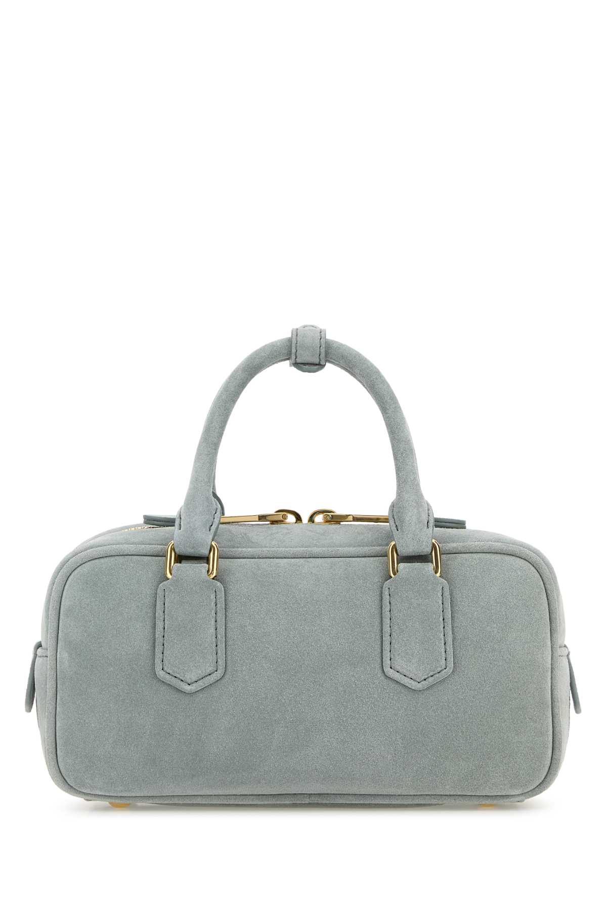 Powder blue suede Arcadie handbag 5BB142VOON2CS4F0035 (MIU MIU / ハンドバッグ・ショルダーバッグ ) | MIU MIU (ミュウミュウ)(2)