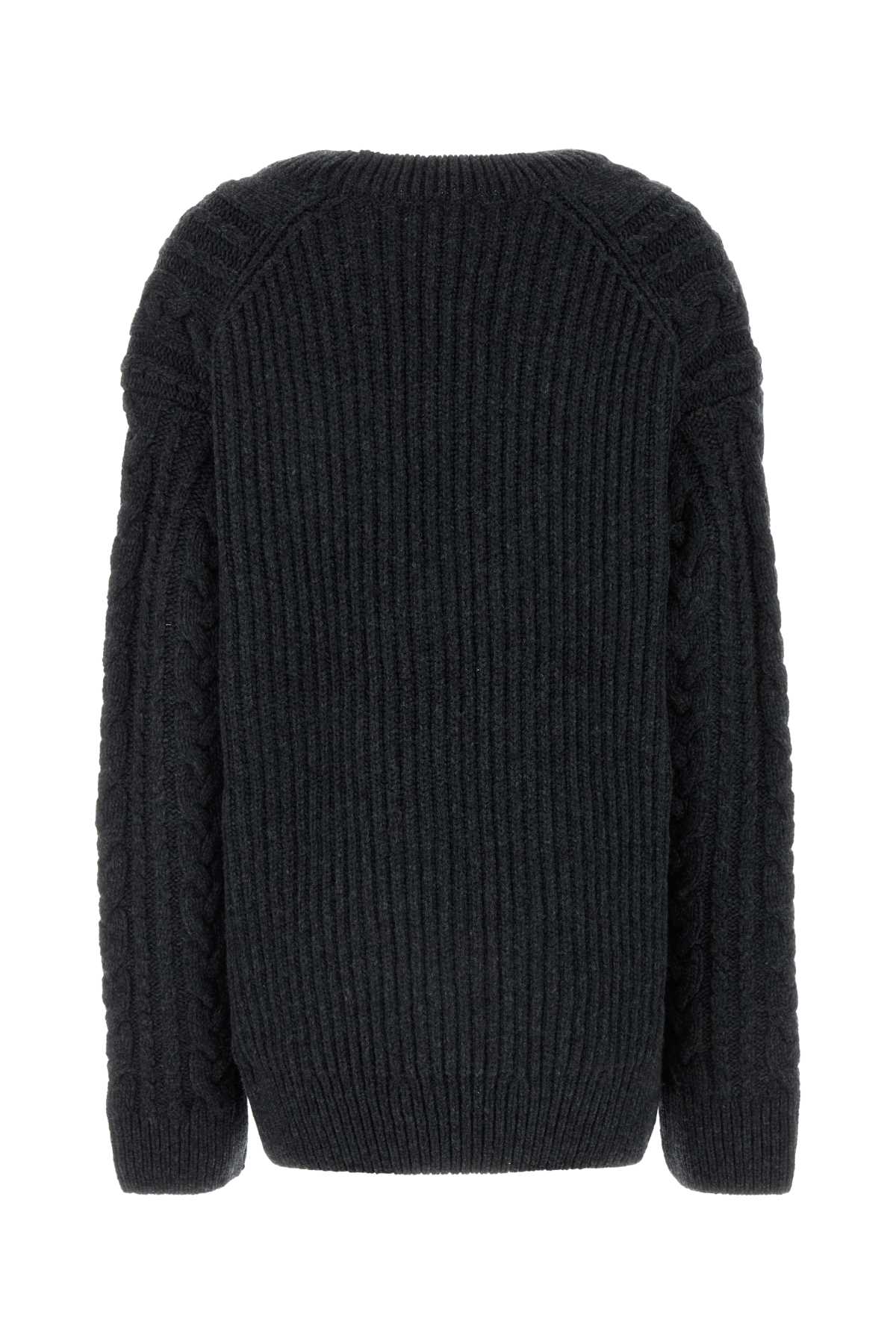 Charcoal wool oversize Alia sweater 324KNI51005CHARCOALGREY (Cecilie Bahnsen / ニット・セーター・カーディガン ) | Cecilie Bahnsen (セシリー・バンセン)(1)