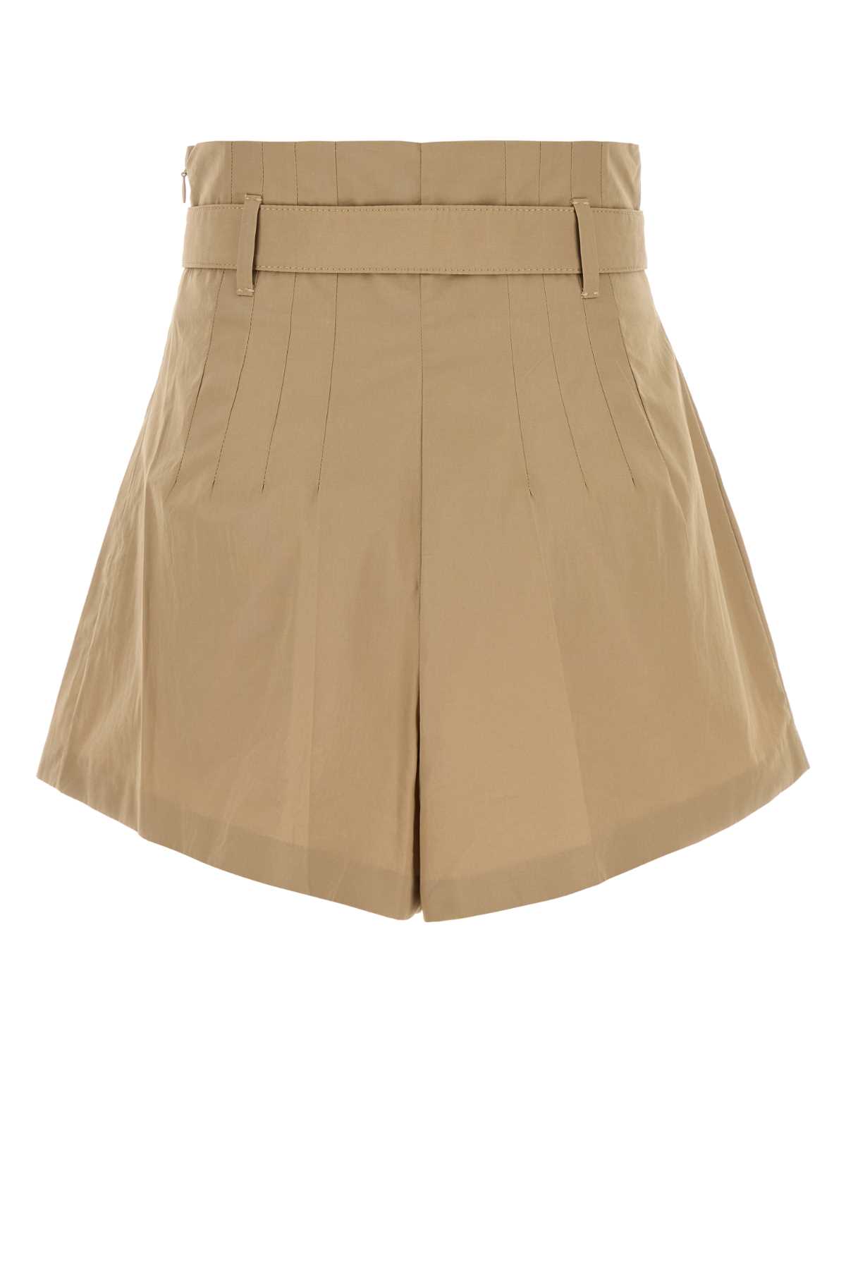 Beige poplin shorts P205IHSOOO1XV2F0241 (Prada / ショートパンツ ) | Prada (プラダ)(1)