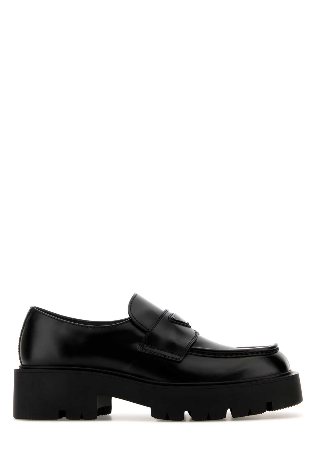 Black leather loafers 2DG152FG000B4LF0002 (Prada / ローファー ) | Prada (プラダ)
