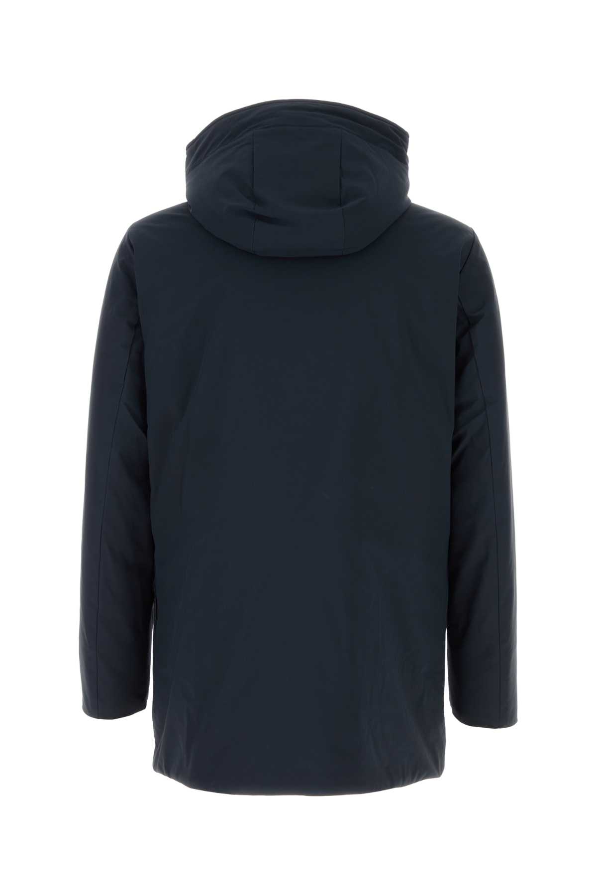 Midnight blue stretch nylon down jacket CFWOOU2022MRUT3339MELBLU (WOOLRICH / ダウンジャケット・コート ) | WOOLRICH (ウールリッチ)(1)