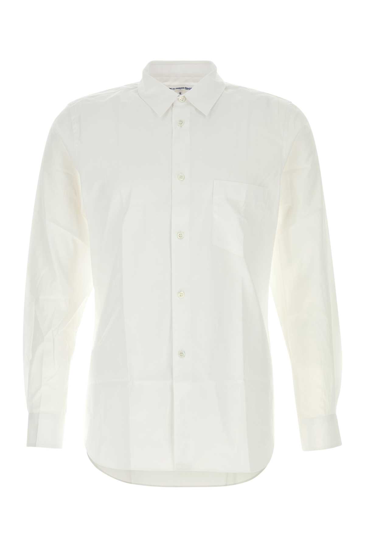 White poplin shirt FZB051PER3WHITE (Comme Des Garçons SHIRT / シャツ・ブラウス ) | Comme Des Garçons SHIRT (コムデギャルソン シャツ)