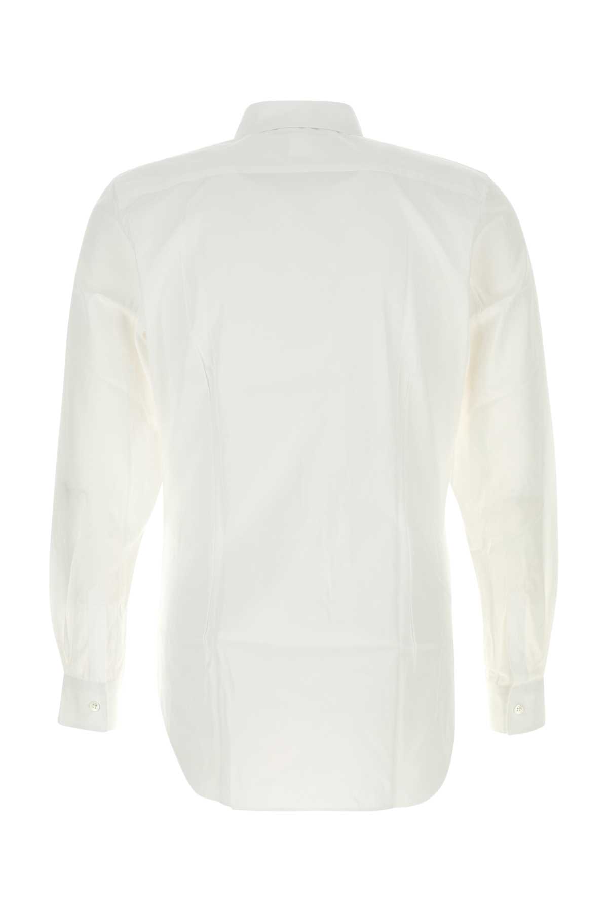White poplin shirt FZB051PER3WHITE (Comme Des Garçons SHIRT / シャツ・ブラウス ) | Comme Des Garçons SHIRT (コムデギャルソン シャツ)(1)