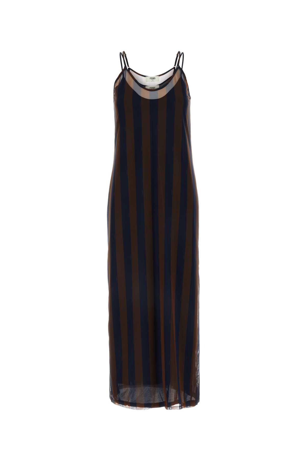 Printed stretch tulle dress FDD093AWZSF1P2U (FENDI / ワンピース・ドレス・オールインワン ) | FENDI (フェンディ)