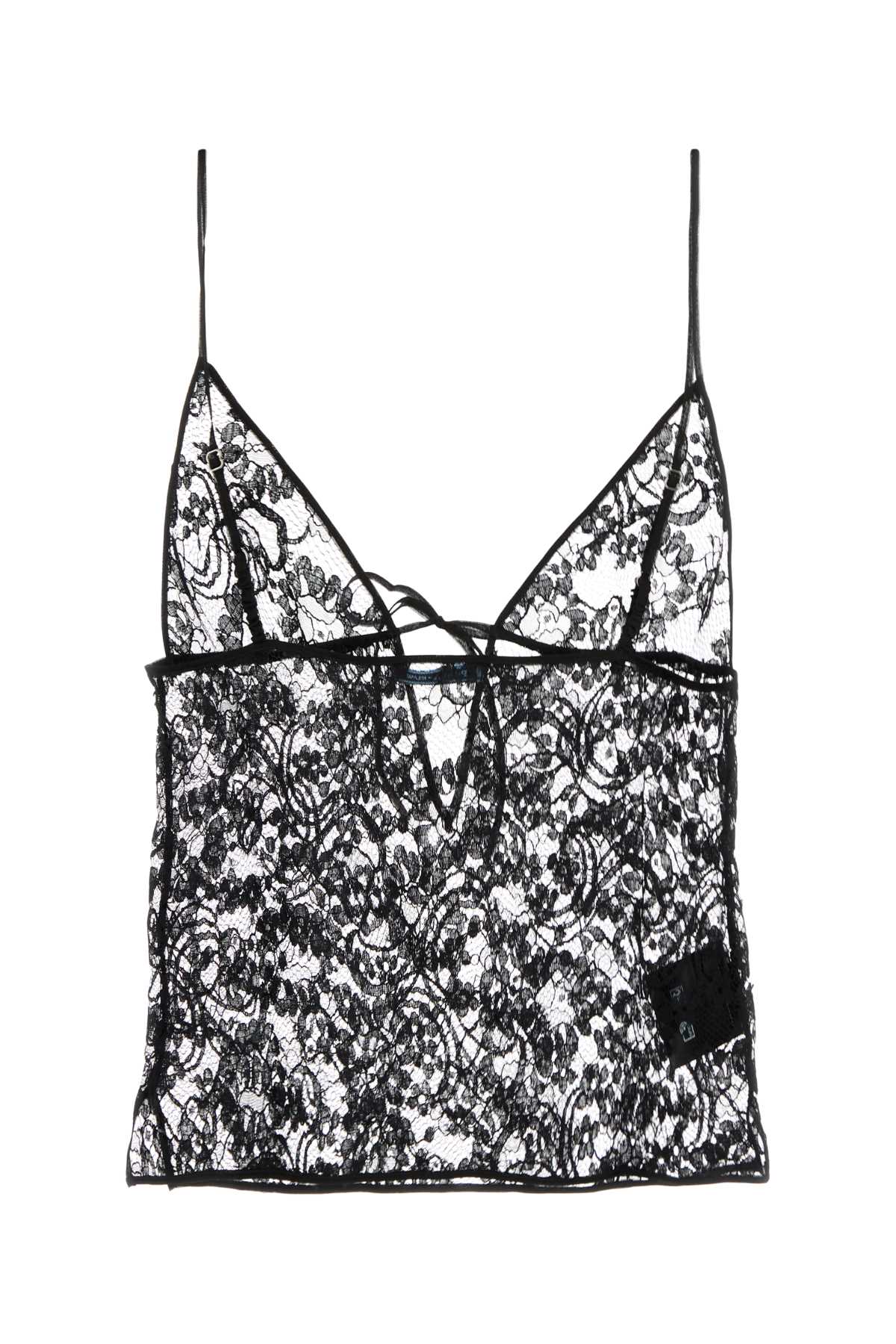 Black lace top TP6238SOOO13B0F0002 (Prada / タンクトップ・キャミソール ) | Prada (プラダ)(1)