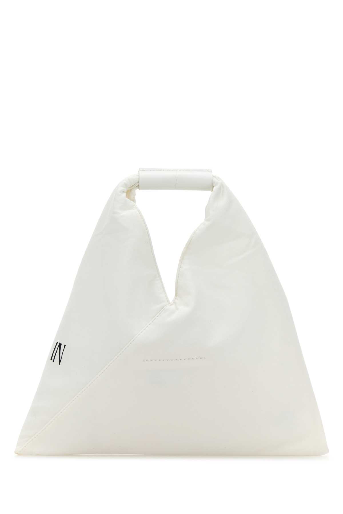 White fabric mini Japanese handbag SB6WD0013P7260T1003 (MM6 Maison Margiela / トートバッグ ) | MM6 Maison Margiela (エムエムシックス)(2)