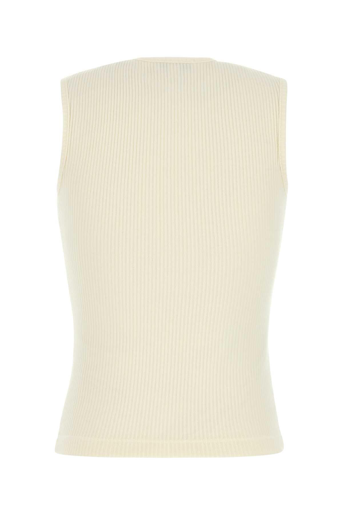 Ivory stretch lyocell blend Binx tank top A72923048OATMK (AGOLDE / タンクトップ・キャミソール ) | AGOLDE (エーゴールドイー)(1)