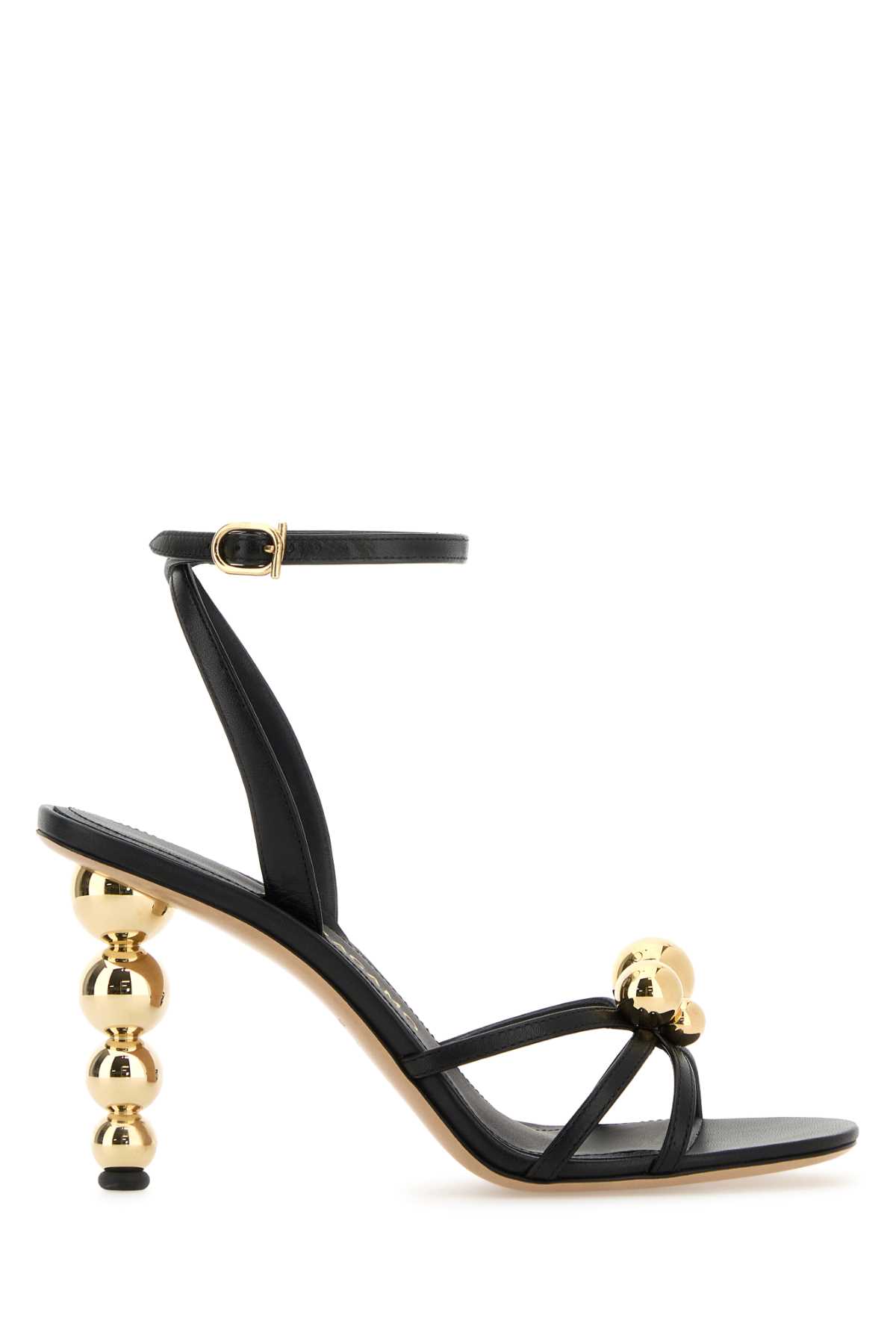 Black leather Karina sandals 01K3357849071CNERONERO (FERRAGAMO / サンダル ) | FERRAGAMO (フェラガモ)