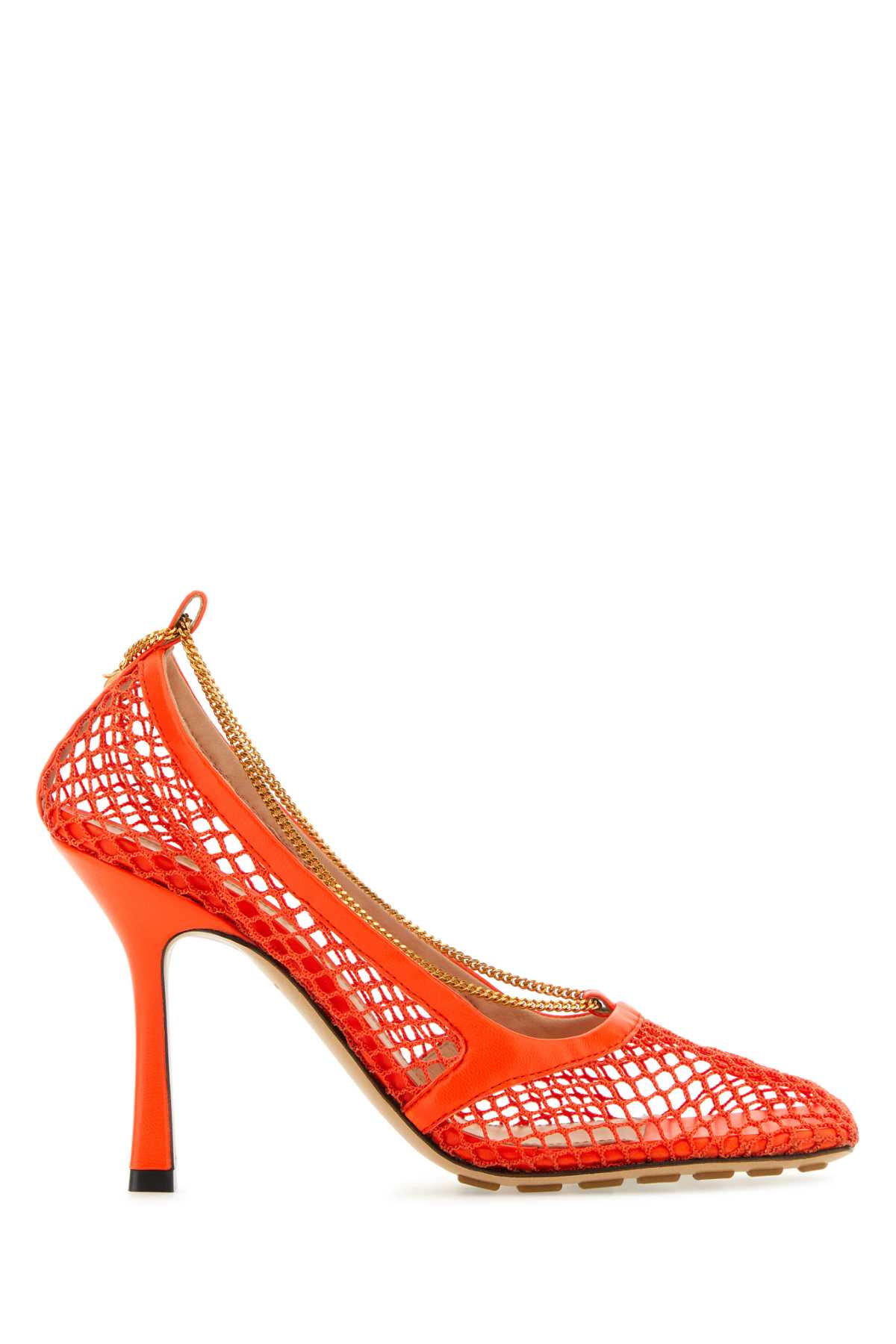 Orange mesh Stretch pumps 578321VBPS46529 (Bottega Veneta / パンプス・ハイヒール ) | Bottega Veneta (ボッテガ・ヴェネタ)