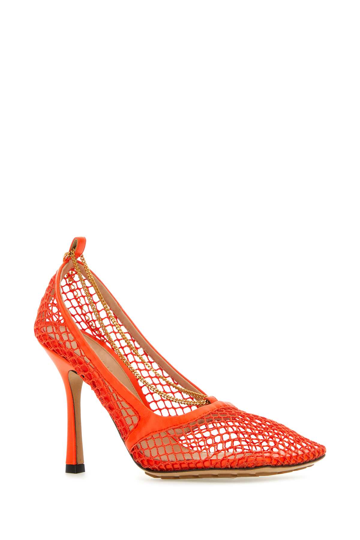 Orange mesh Stretch pumps 578321VBPS46529 (Bottega Veneta / パンプス・ハイヒール ) | Bottega Veneta (ボッテガ・ヴェネタ)(1)