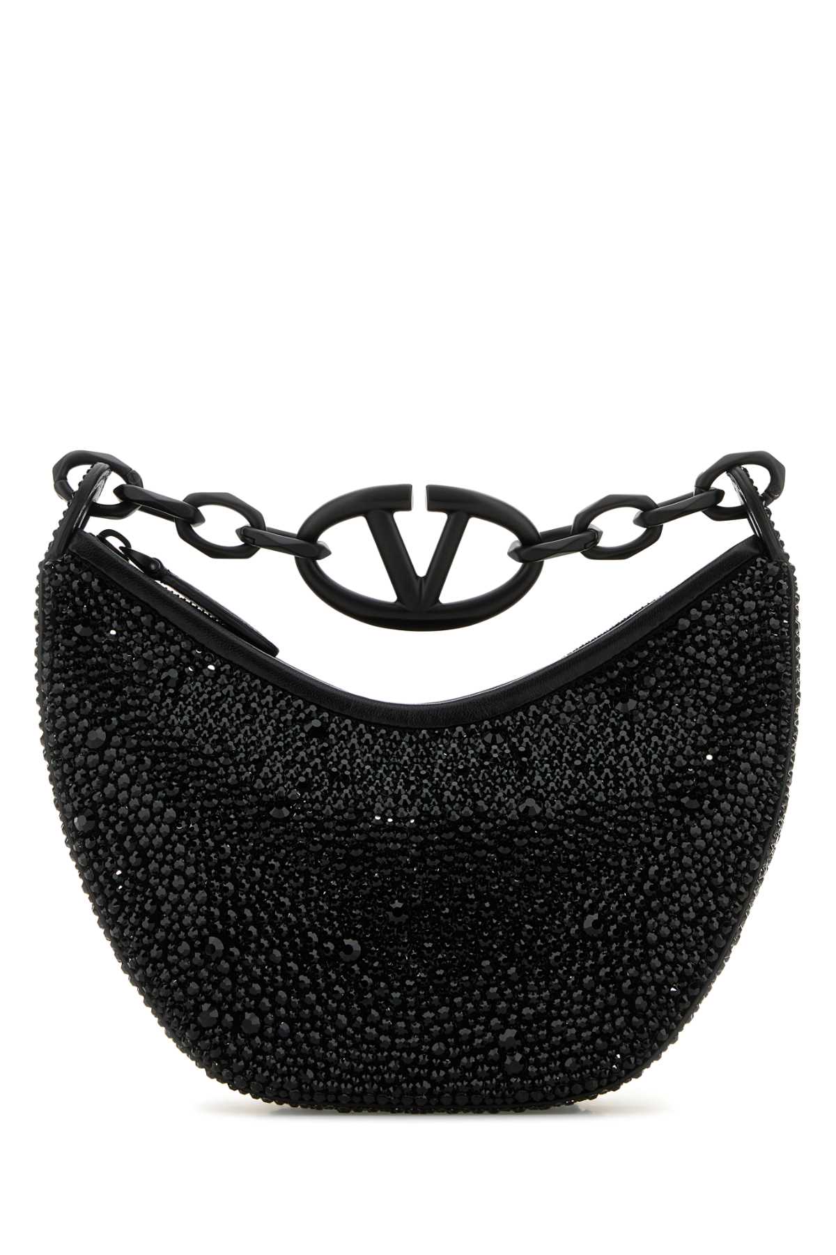 Embellished leather Hobo VLogo Moon handbag 5W0B0Q43KLCZ7Z (Valentino Garavani / ハンドバッグ・ショルダーバッグ ) | Valentino Garavani (ヴァレンティノ)