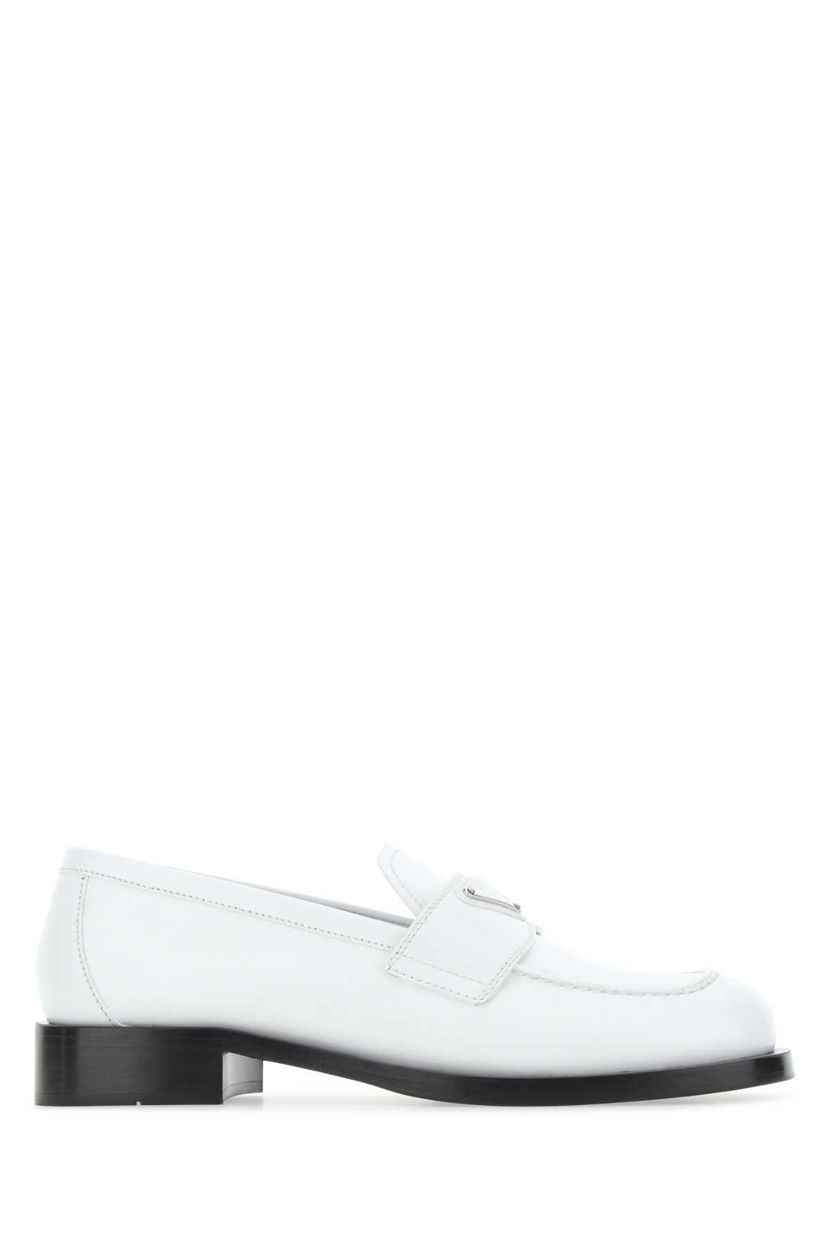 White leather loafers 1D238MF020055F0009 (Prada / ローファー ) | Prada (プラダ)