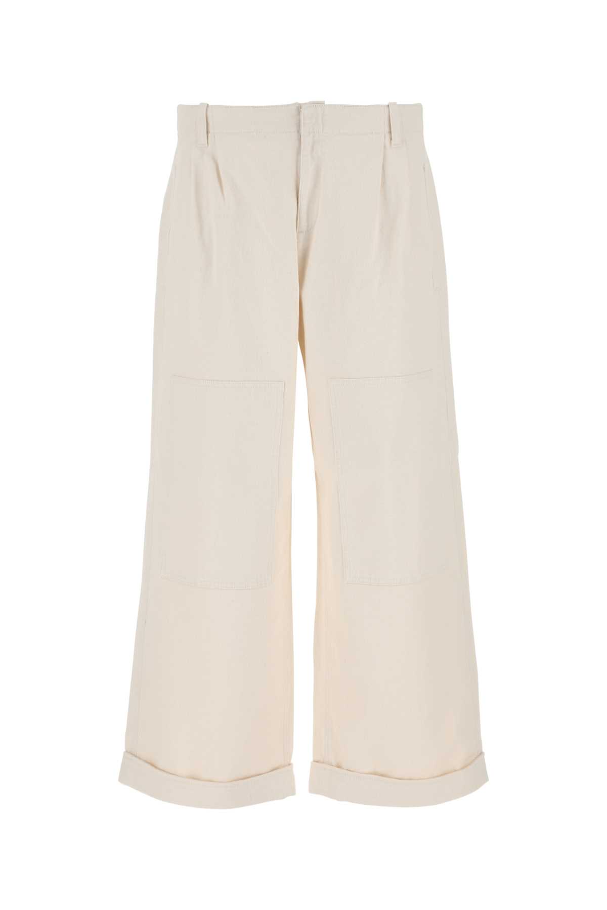 Melange ivory stretch cotton wide-leg pant 1W7809241991 (ETRO / パンツ ) | ETRO (エトロ)
