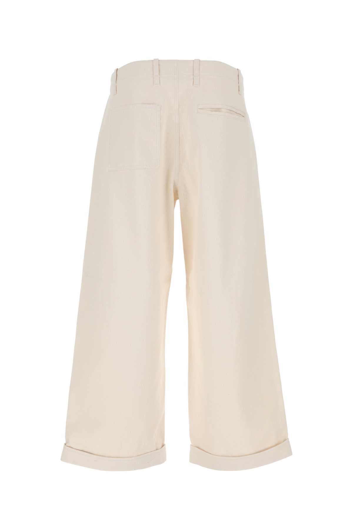 Melange ivory stretch cotton wide-leg pant 1W7809241991 (ETRO / パンツ ) | ETRO (エトロ)(1)