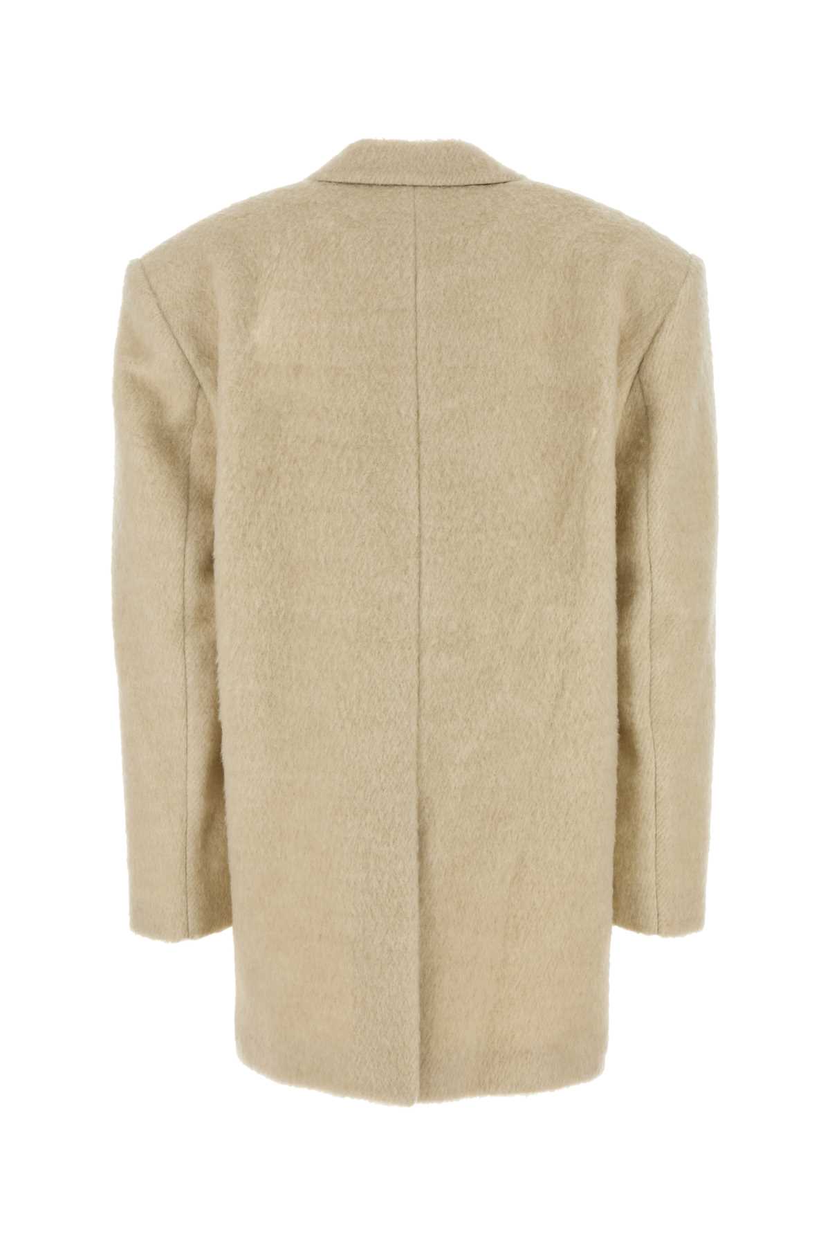 Sand acrylic blend coat T182030BTNW047108 (THE ANDAMANE / ブレザー・ジャケット ) | THE ANDAMANE (アンダマン)(1)