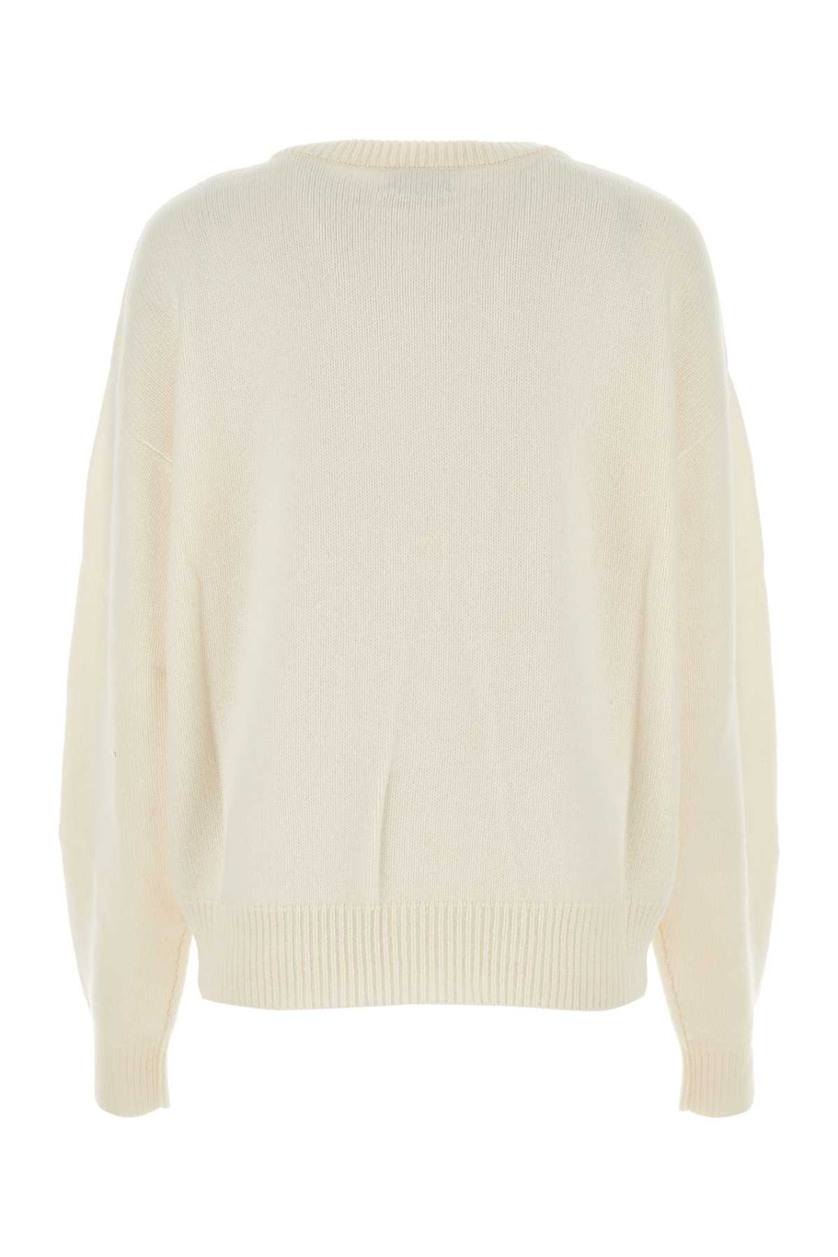 Ivory cashmere sweater YESOU00914 (LE KASHA / ニット・セーター・カーディガン ) | LE KASHA (ル カシャ)(1)