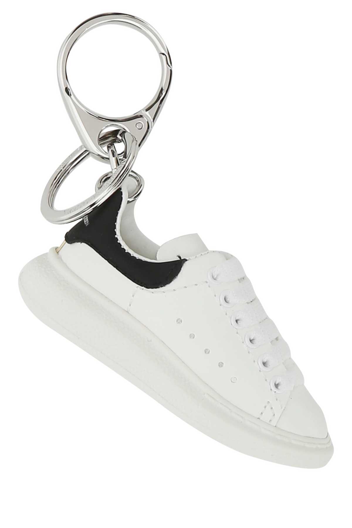 White leather key ring 609203H640N9074 (Alexander McQUEEN / キーリング・キーケース ) | Alexander McQUEEN (アレキサンダー・マックイーン)