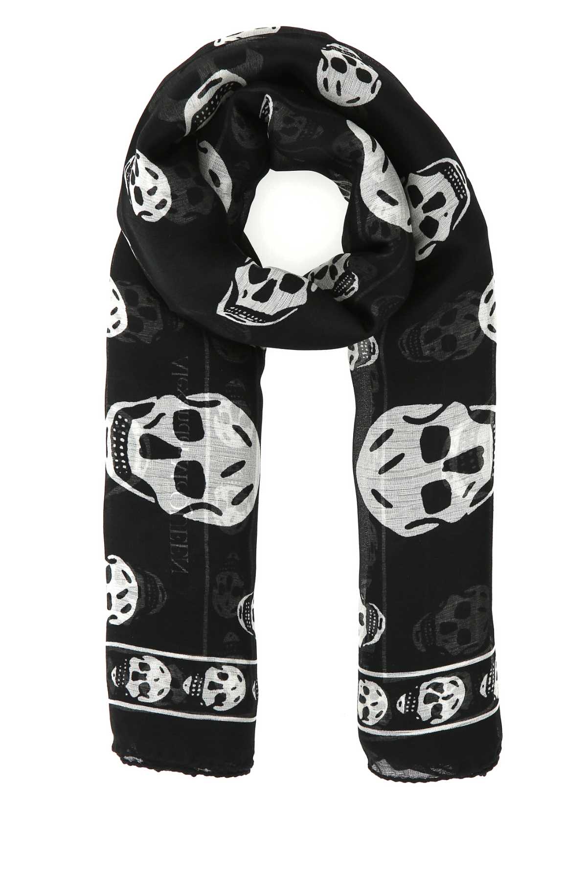 Printed silk foulard 5577173052Q1078 (Alexander McQUEEN / スカーフ・マフラー ) | Alexander McQUEEN (アレキサンダー・マックイーン)