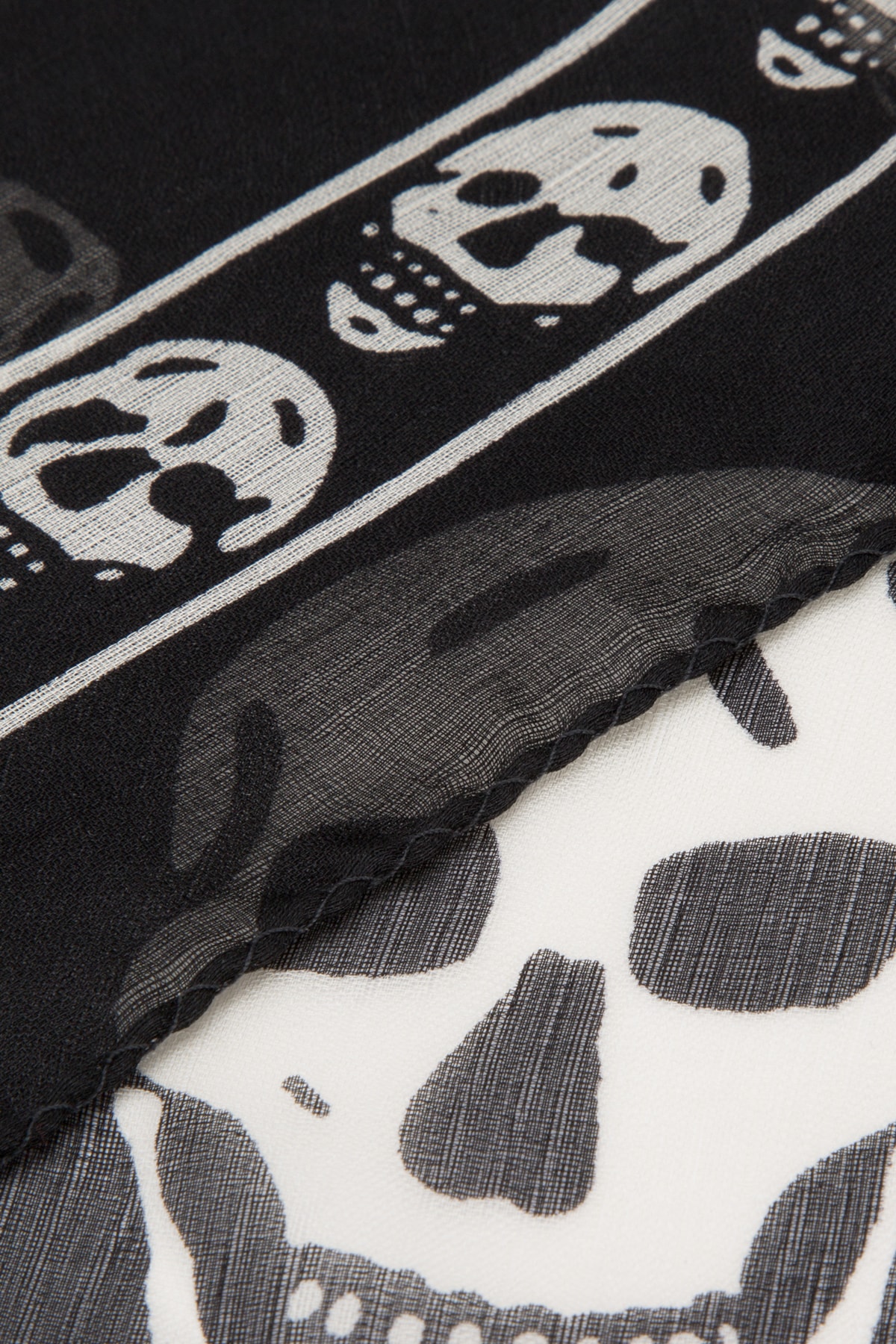Printed silk foulard 5577173052Q1078 (Alexander McQUEEN / スカーフ・マフラー ) | Alexander McQUEEN (アレキサンダー・マックイーン)(2)