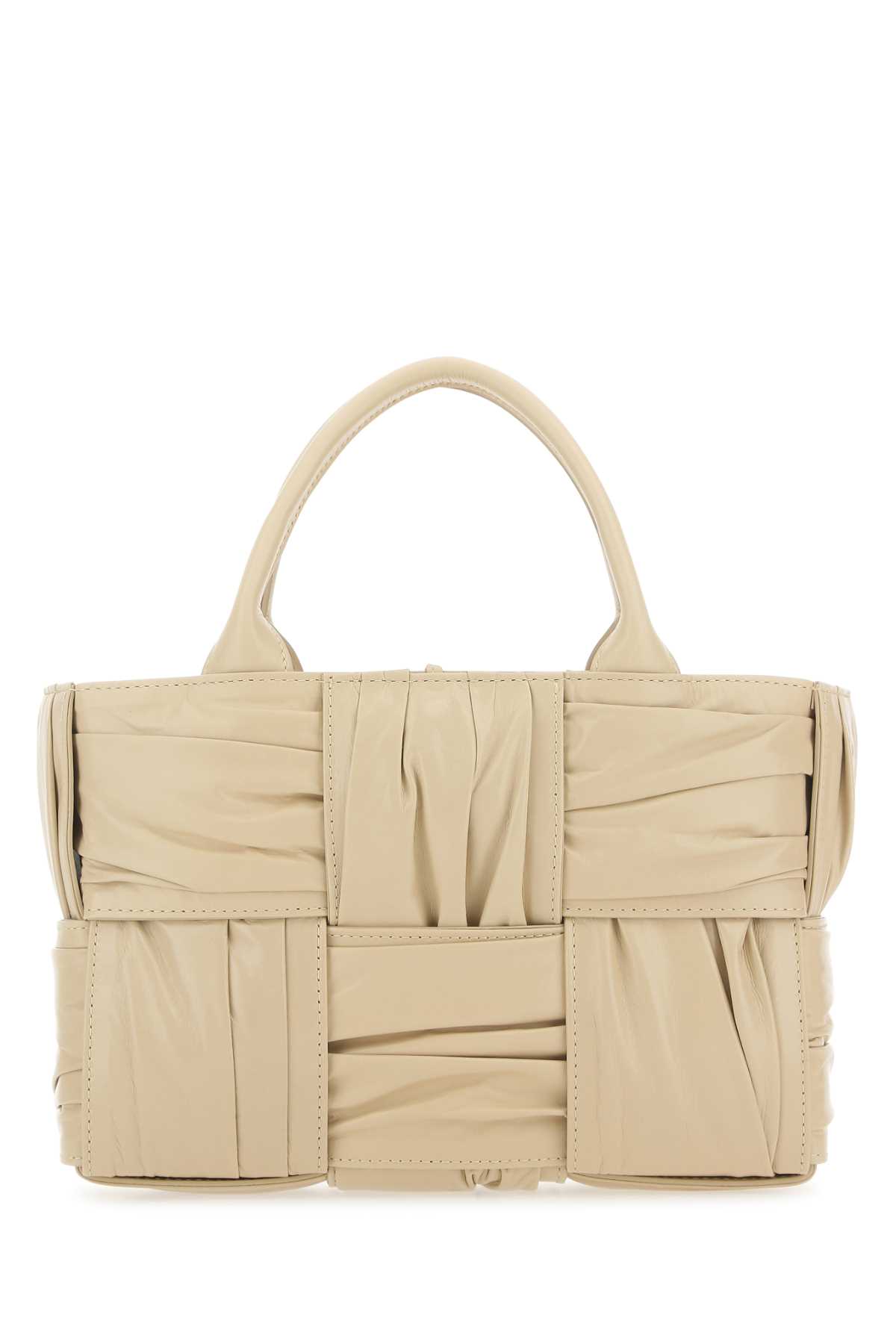 Beige leather mini Arco handbag 729042V2FY19796 (Bottega Veneta / ハンドバッグ・ショルダーバッグ ) | Bottega Veneta (ボッテガ・ヴェネタ)