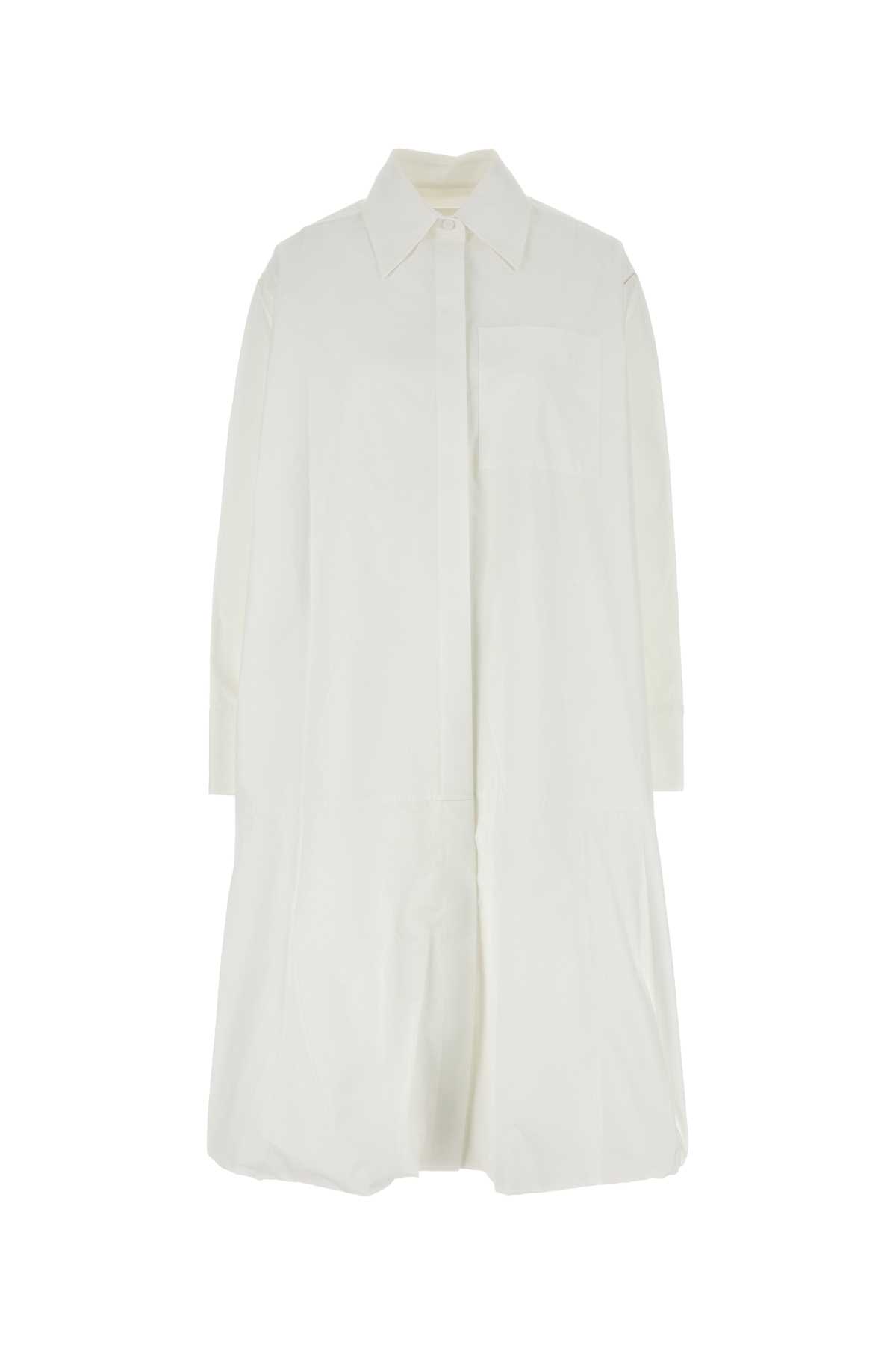 White poplin shirt dress J02CT0389J45002100 (Jil Sander / ワンピース・ドレス・オールインワン ) | Jil Sander (ジルサンダー)