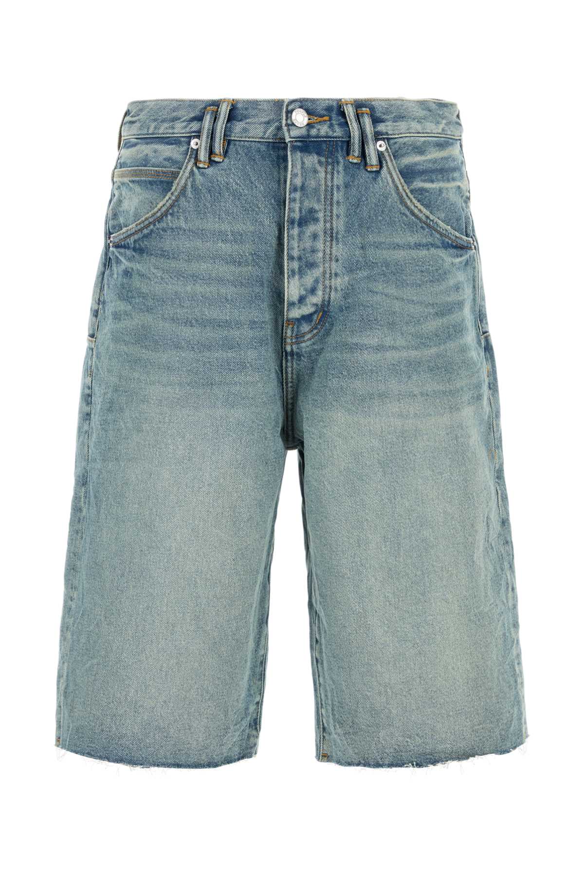 Denim bermuda shorts P070SNTM325MIDINDIGO (PURPLE / ショートパンツ ) | PURPLE (パープル)