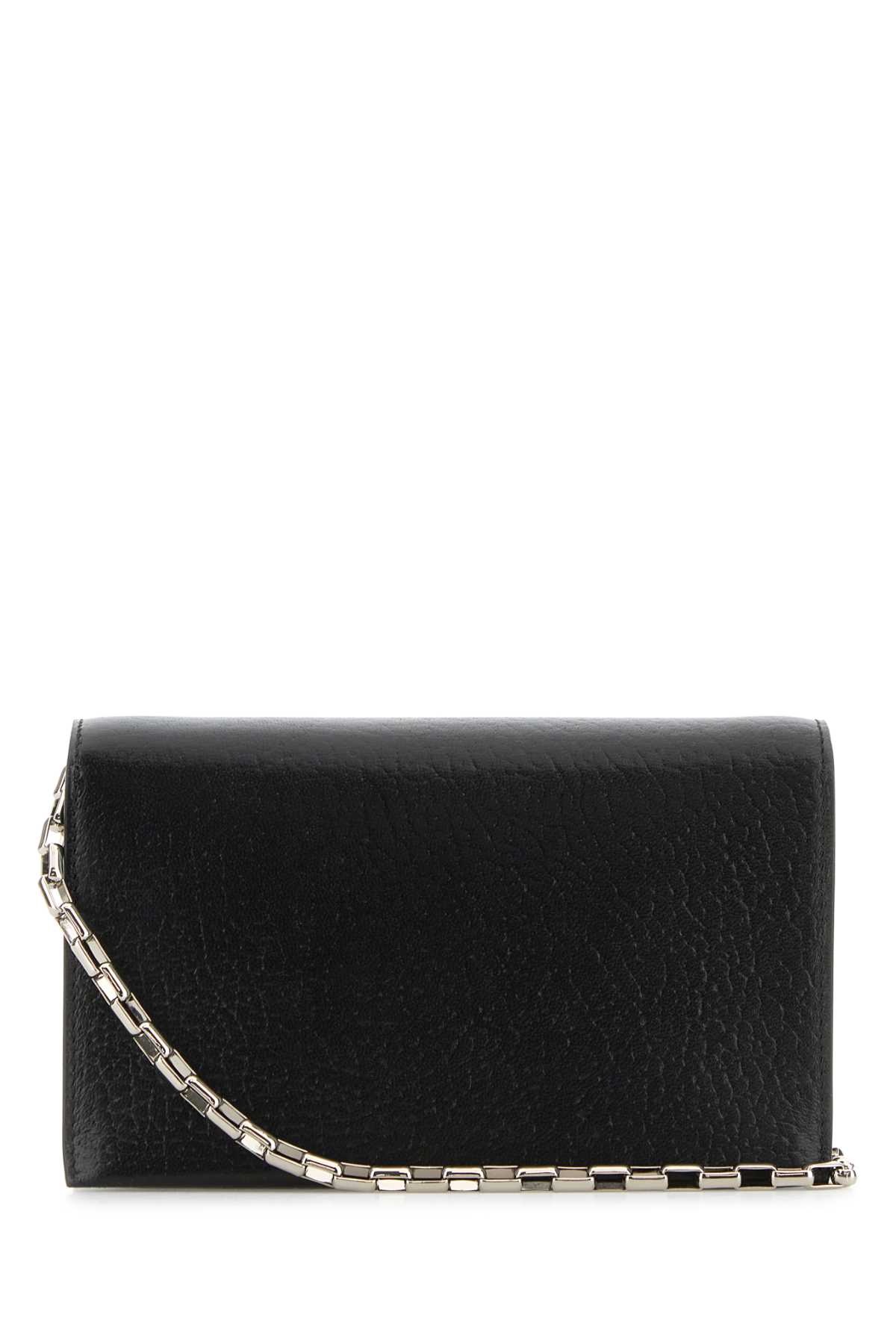 Black leather mini Cross-Bar clutch 8133291VDBS1000 (Alexander McQUEEN / クラッチバッグ・ポーチ ) |  Alexander McQUEEN (アレキサンダー・マックイーン)(2)