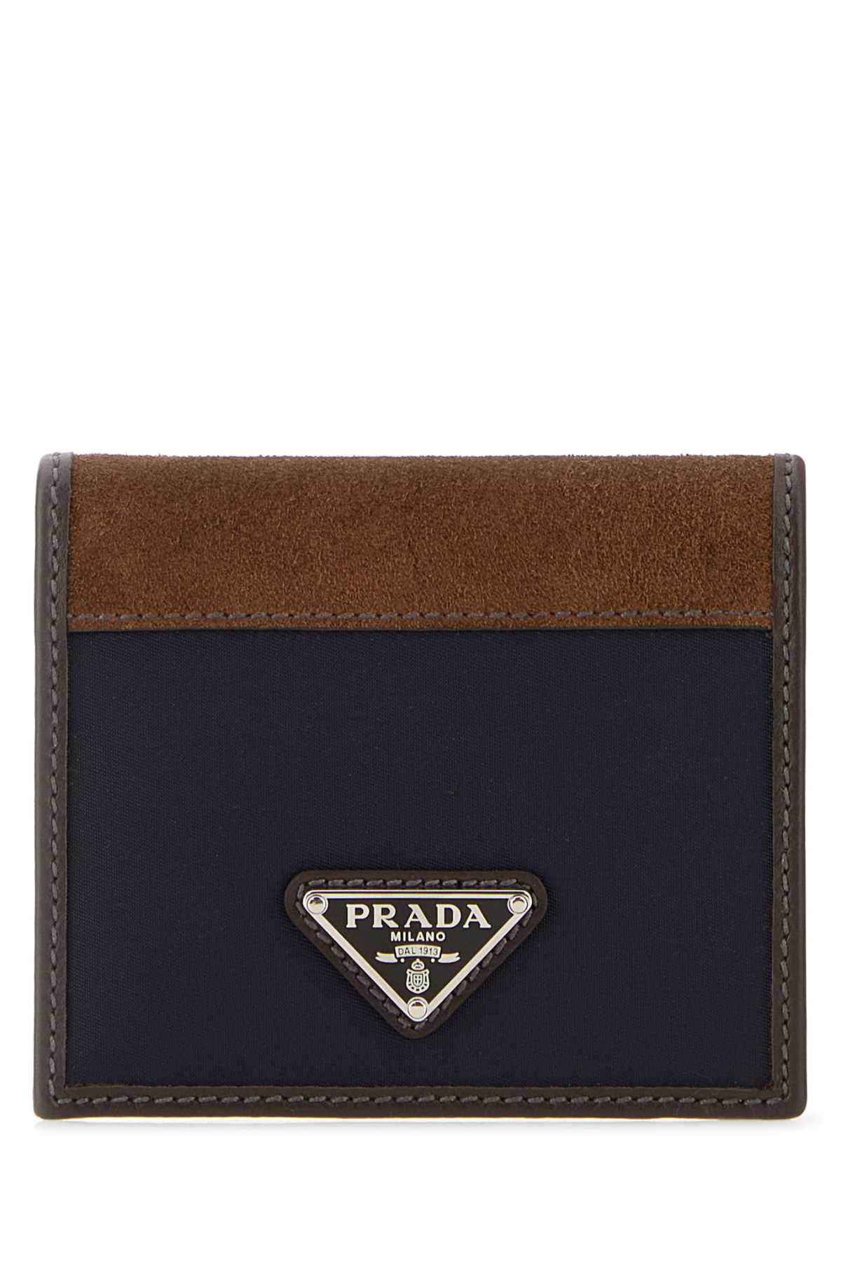 Two-tone fabric and suede wallet 2MO004384F0C1B (Prada / 財布・カードケース ) | Prada (プラダ)